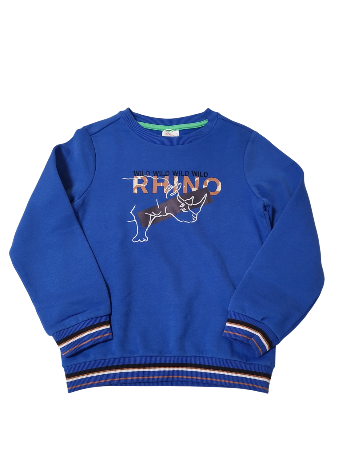 Sweater &quot;Wild Rhino&quot; S-Oliver Blauw