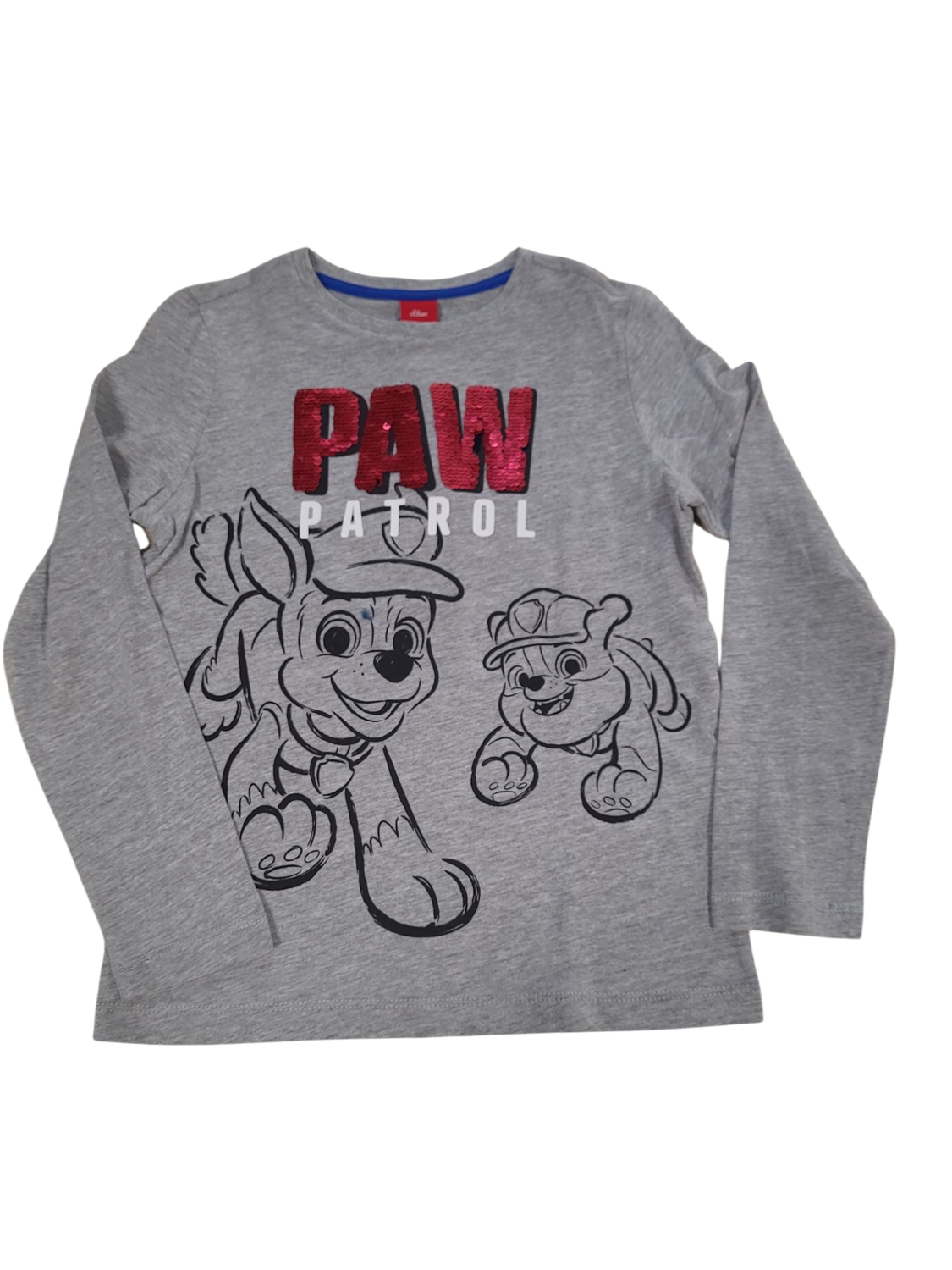 T-Shirt L/M &quot;Paw Patrol&quot; S-Oliver Grijs