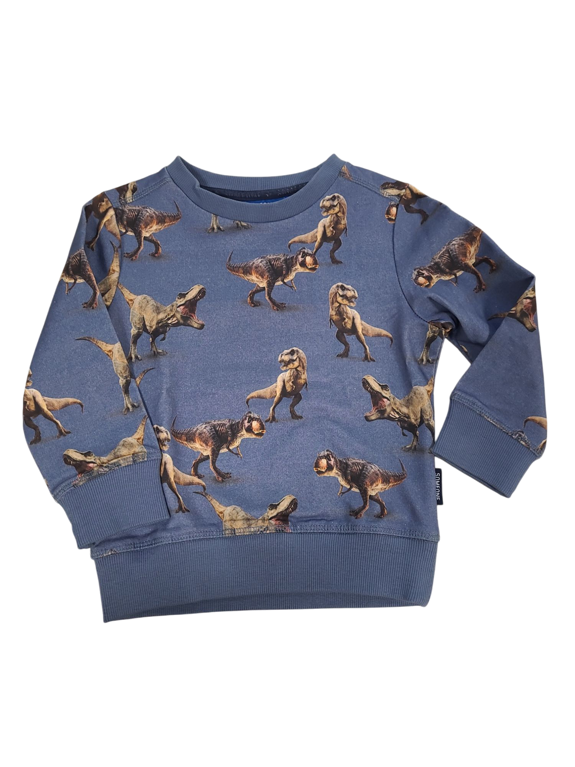 Sweater Dino&#39;s Someone Blauw