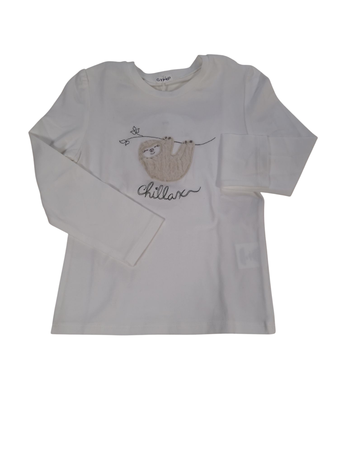 T-shirt L/M &quot;Chillax&quot; Gymp Offwhite