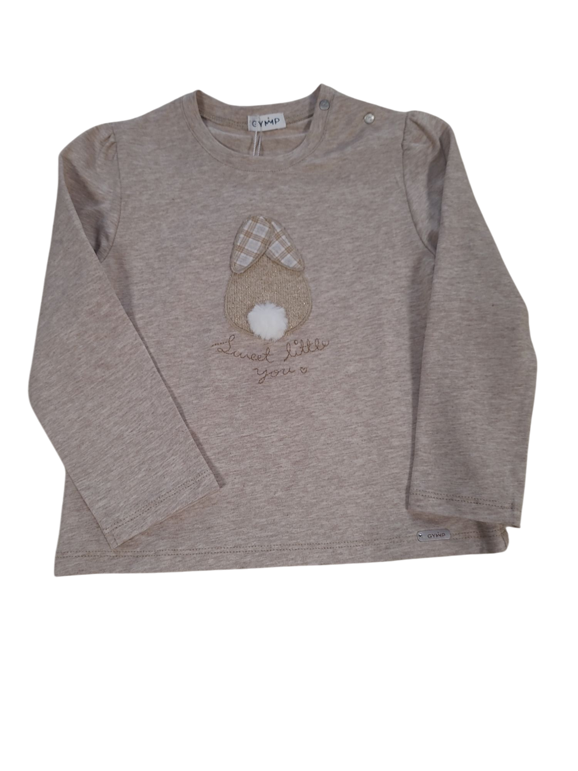 T-Shirt L/M &quot;Sweet Little You&quot; Gymp Beige