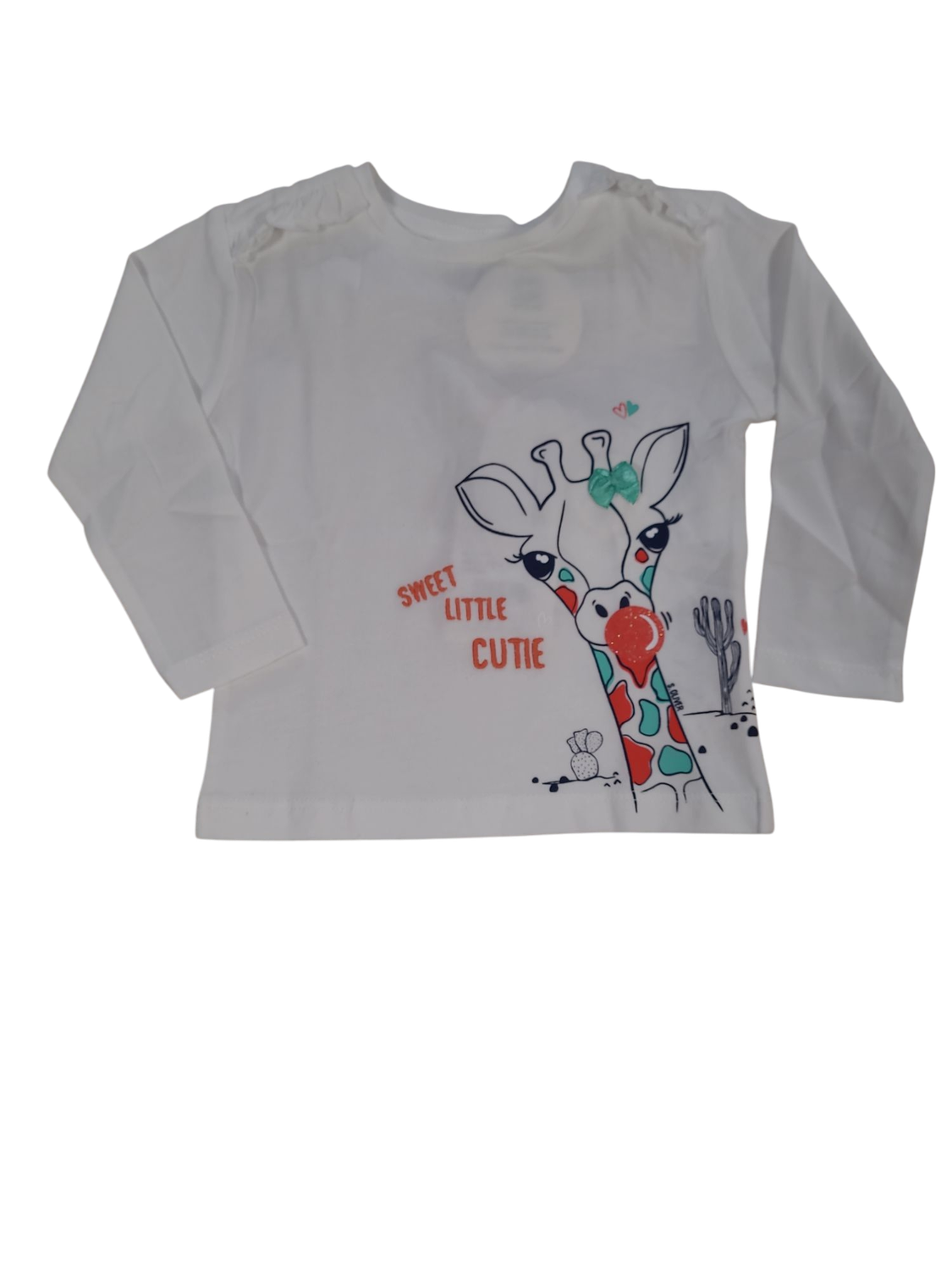 T-shirt L/M &quot;Sweet Little Cutie&quot; S-Oliver Wit