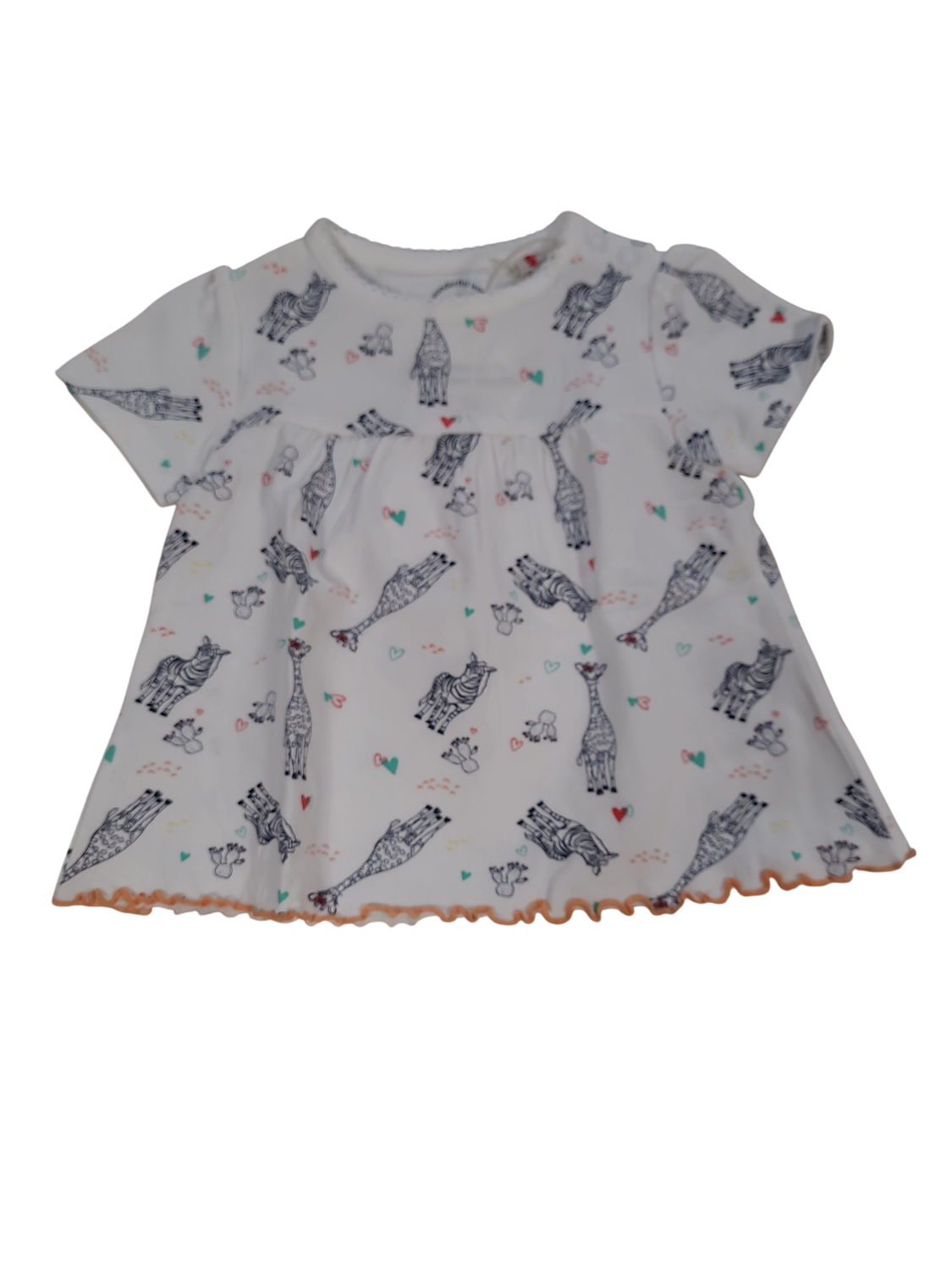 T-shirt &quot;Safari&quot; S-Oliver Wit Bedrukt