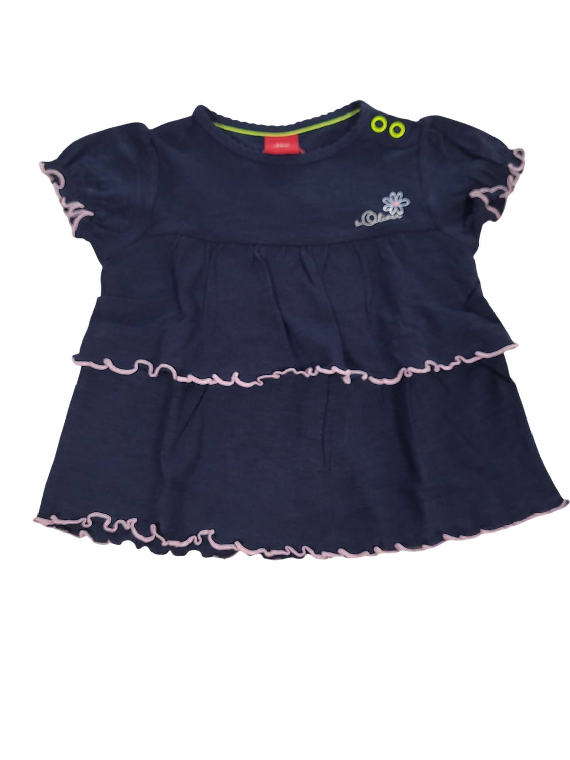 T-shirt Ruches S-Oliver Navy