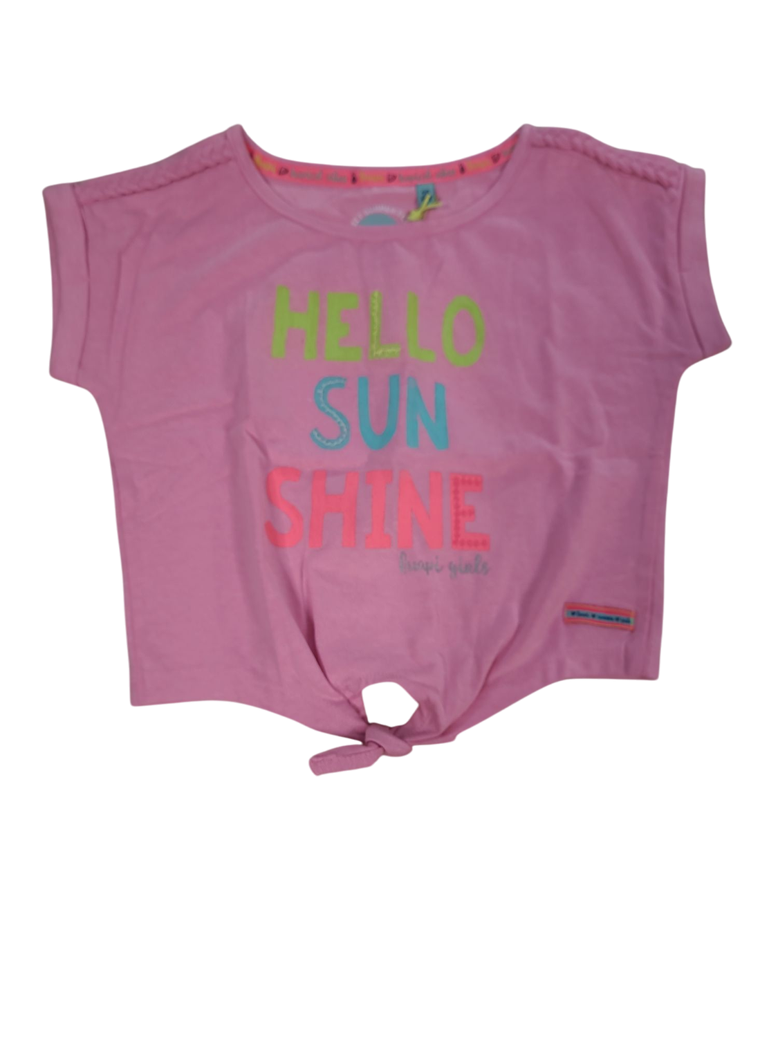 T-shirt Knoop &quot;Hello Sun Shine&quot; Quapi Roos