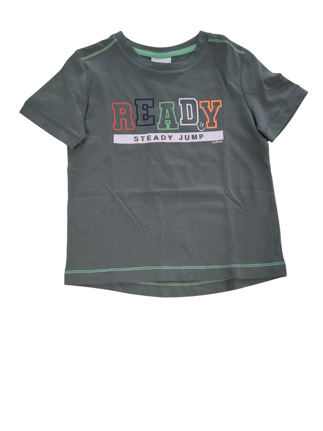 T-shirt &quot;Ready&quot; S-Oliver Kaki