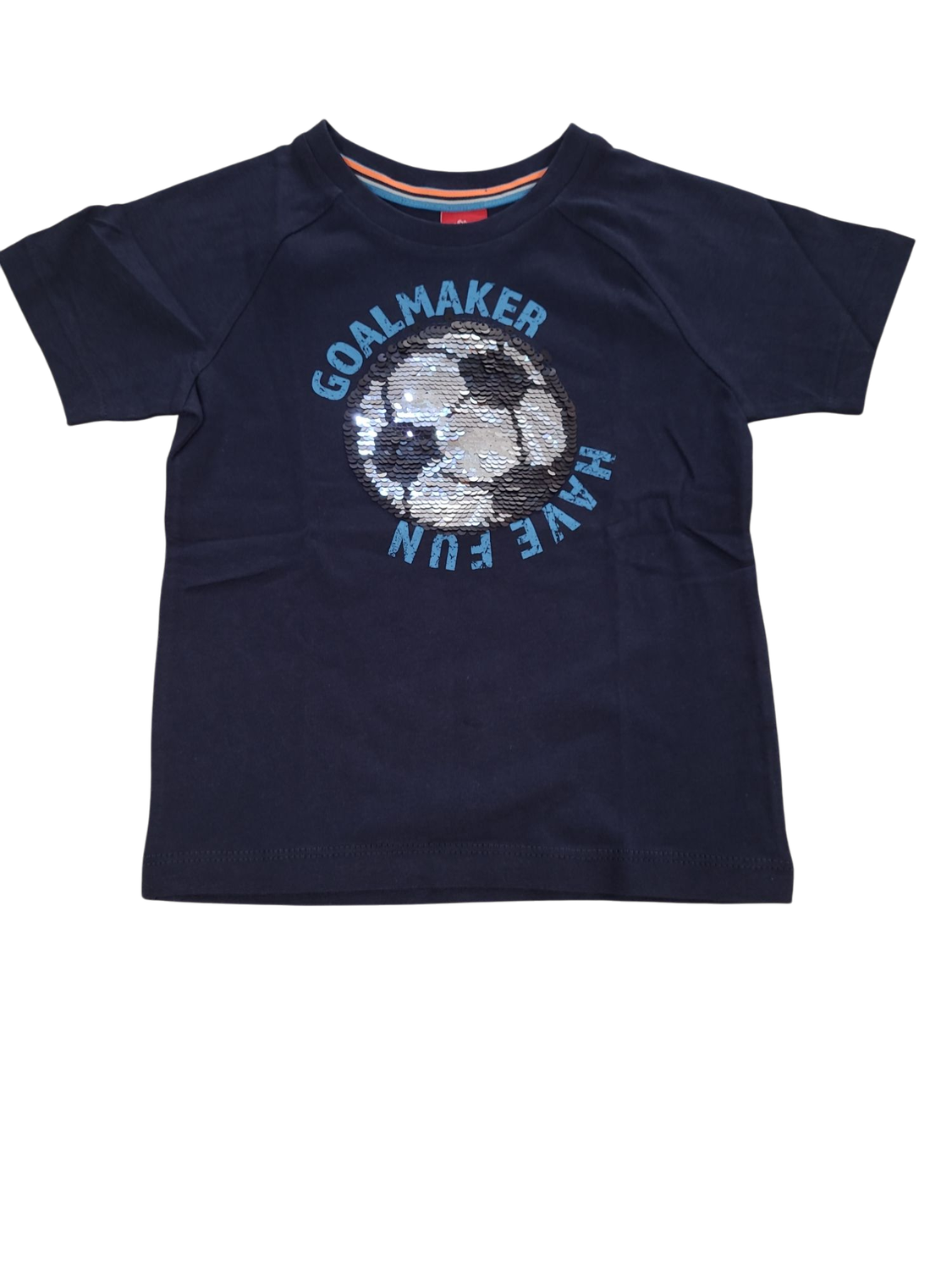 T-shirt &quot;Goalmaker Have Fun&quot; S-Oliver Donkerblauw