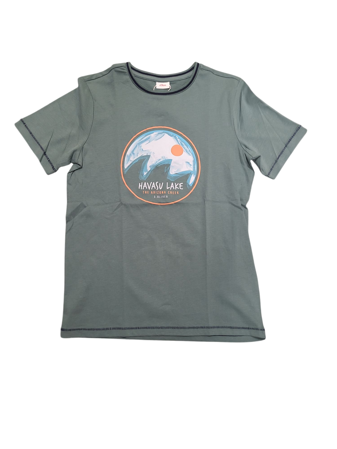 T-shirt &quot;Havasu Lake&quot; S-Oliver Groen