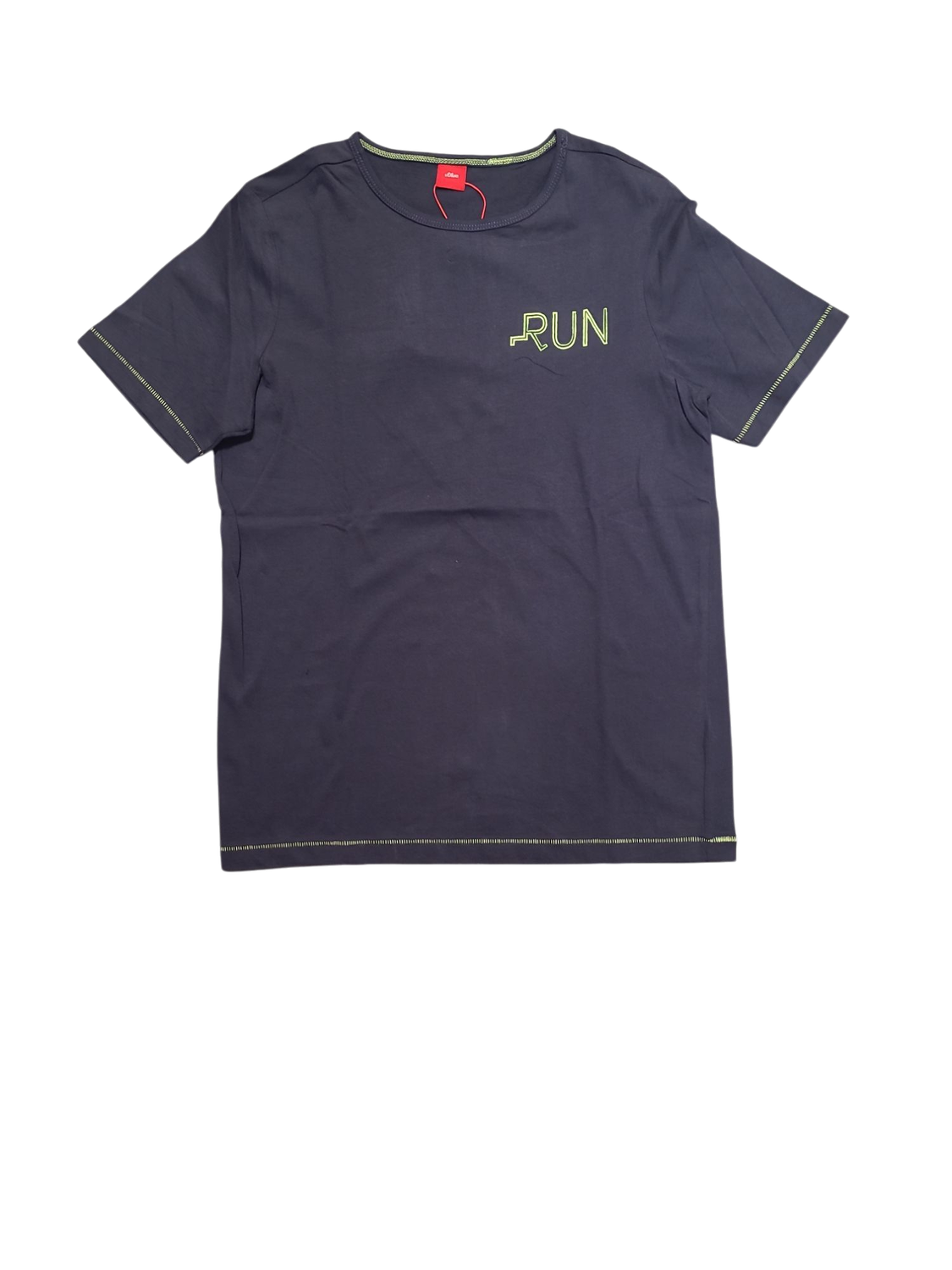 T-shirt &quot;Run&quot; S-Oliver Zwart