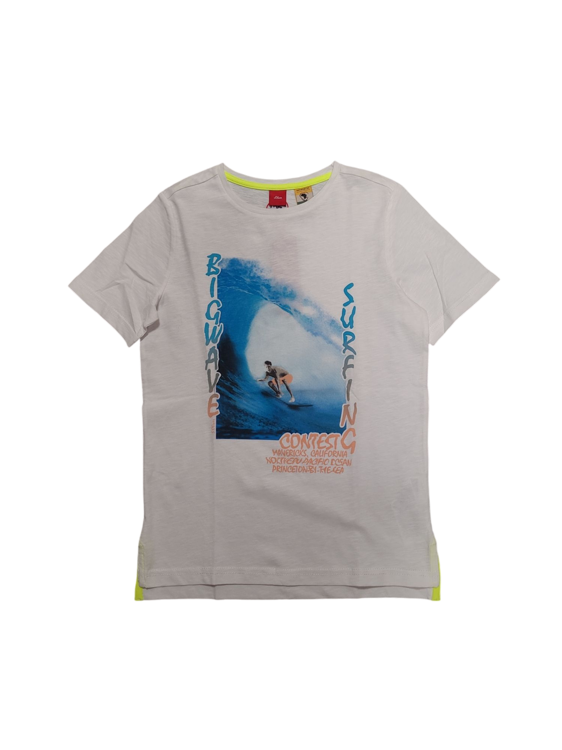 T-shirt &quot;Bigwave&quot; S-Oliver Wit