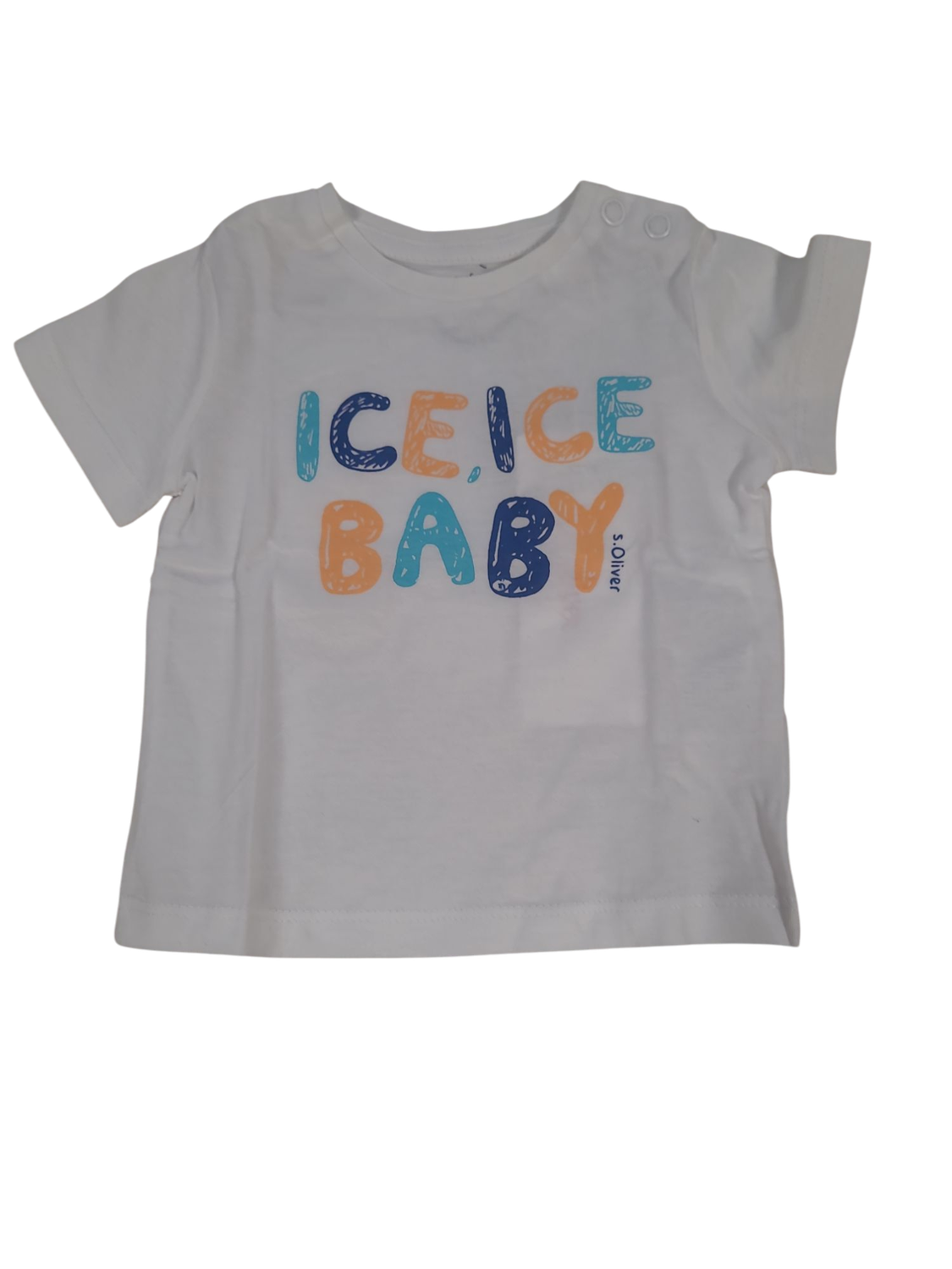 T-shirt &quot;Ice, Ice Baby&quot; S-Oliver Wit