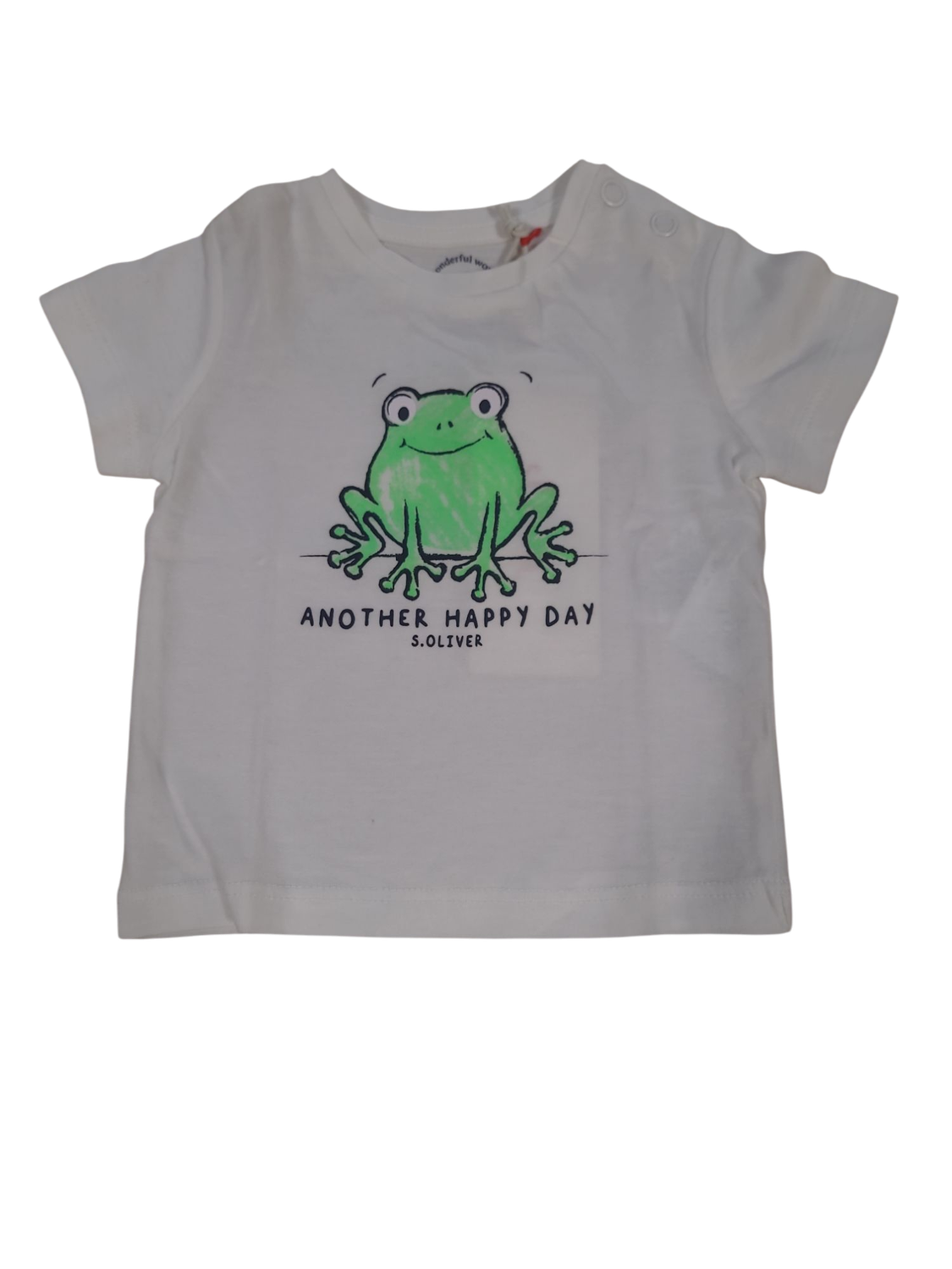 T-shirt &quot;Another Happy Day&quot; S-Oliver Wit