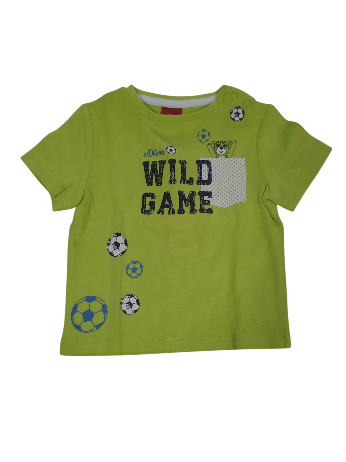 T-shirt &quot;Wild Game&quot; S-Oliver Lime
