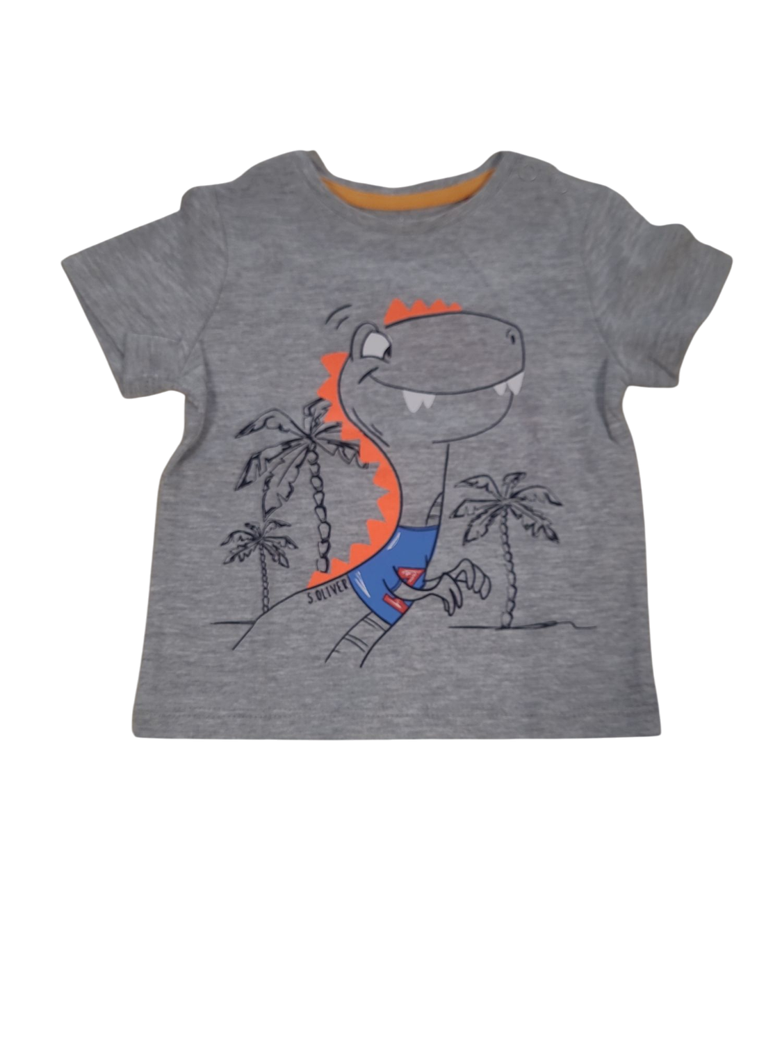 T-shirt &quot;Dino&quot; S-Oliver Lichtgrijs