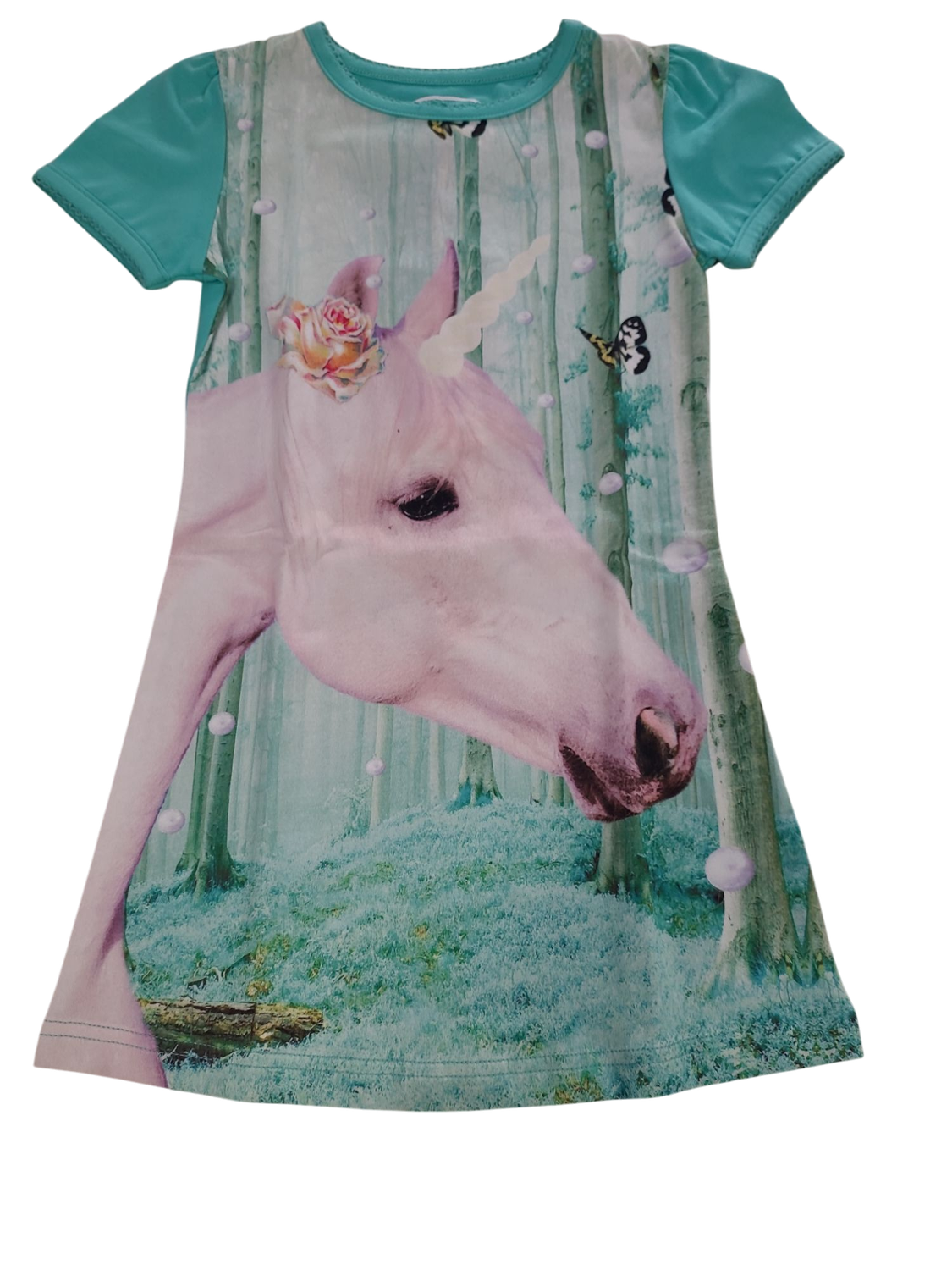 Kleed &quot;Unicorn&quot; De Kunstboer Groen