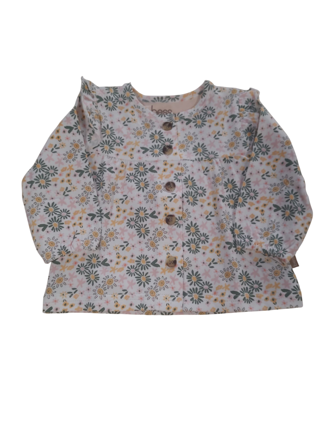 T-shirt L/M &quot;Flowers&quot; Bess Multi