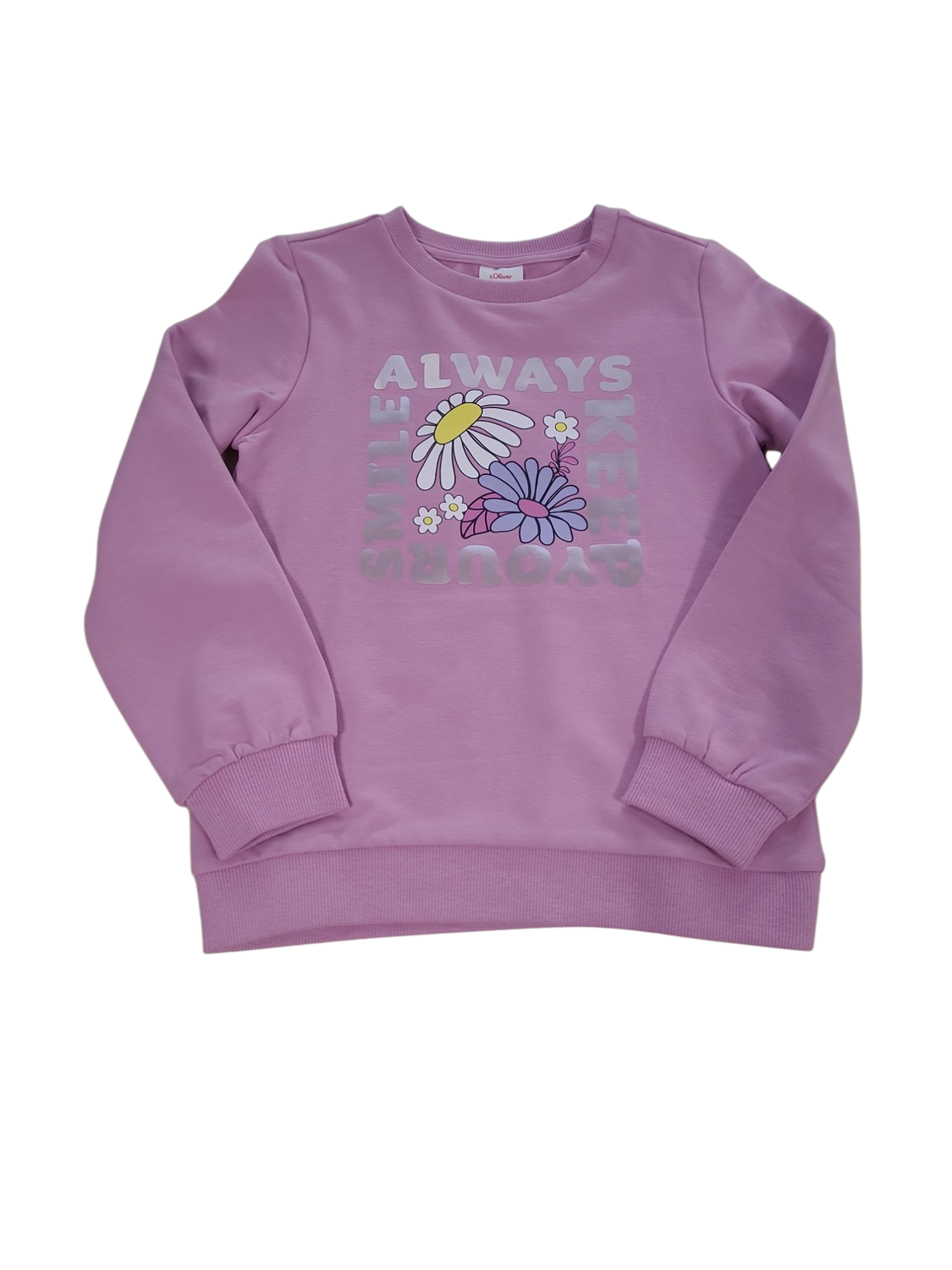 Sweater &quot;Always Keep Your Smile&quot; S-Oliver Oudroze