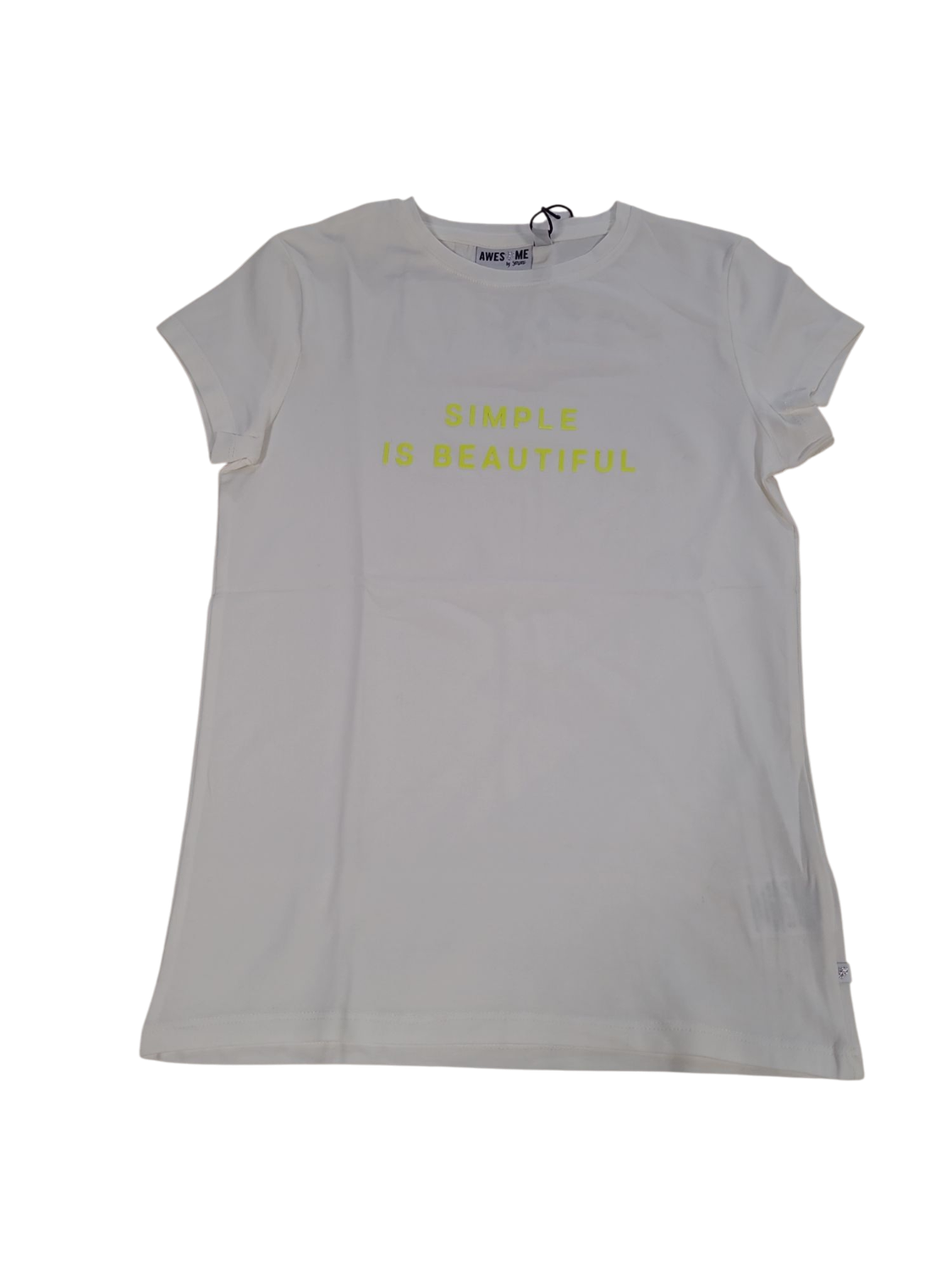 T-shirt &quot;Simple Is Beautiful&quot; Someone Ecru