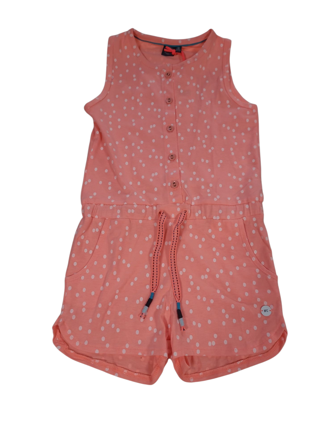 Jumpsuit/Short &quot;Dots&quot; Babyface Peach
