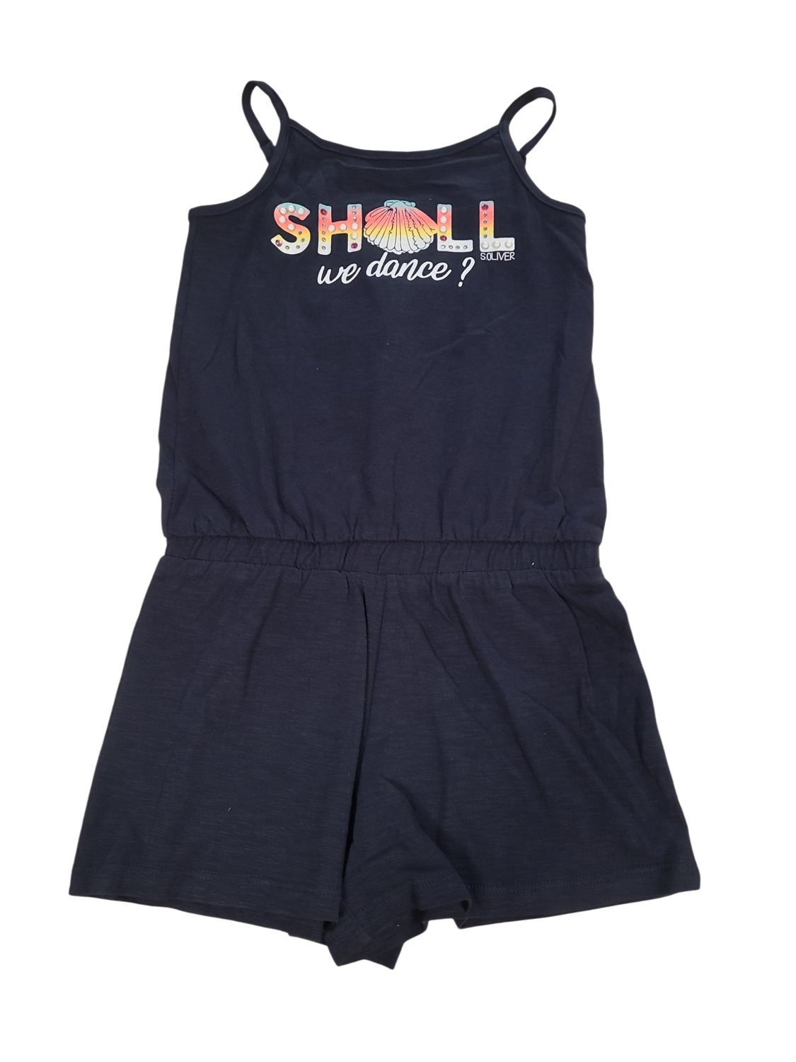 Jumpsuit/Short &quot;Shell We Dance &quot; S-Oliver Donkerblauw