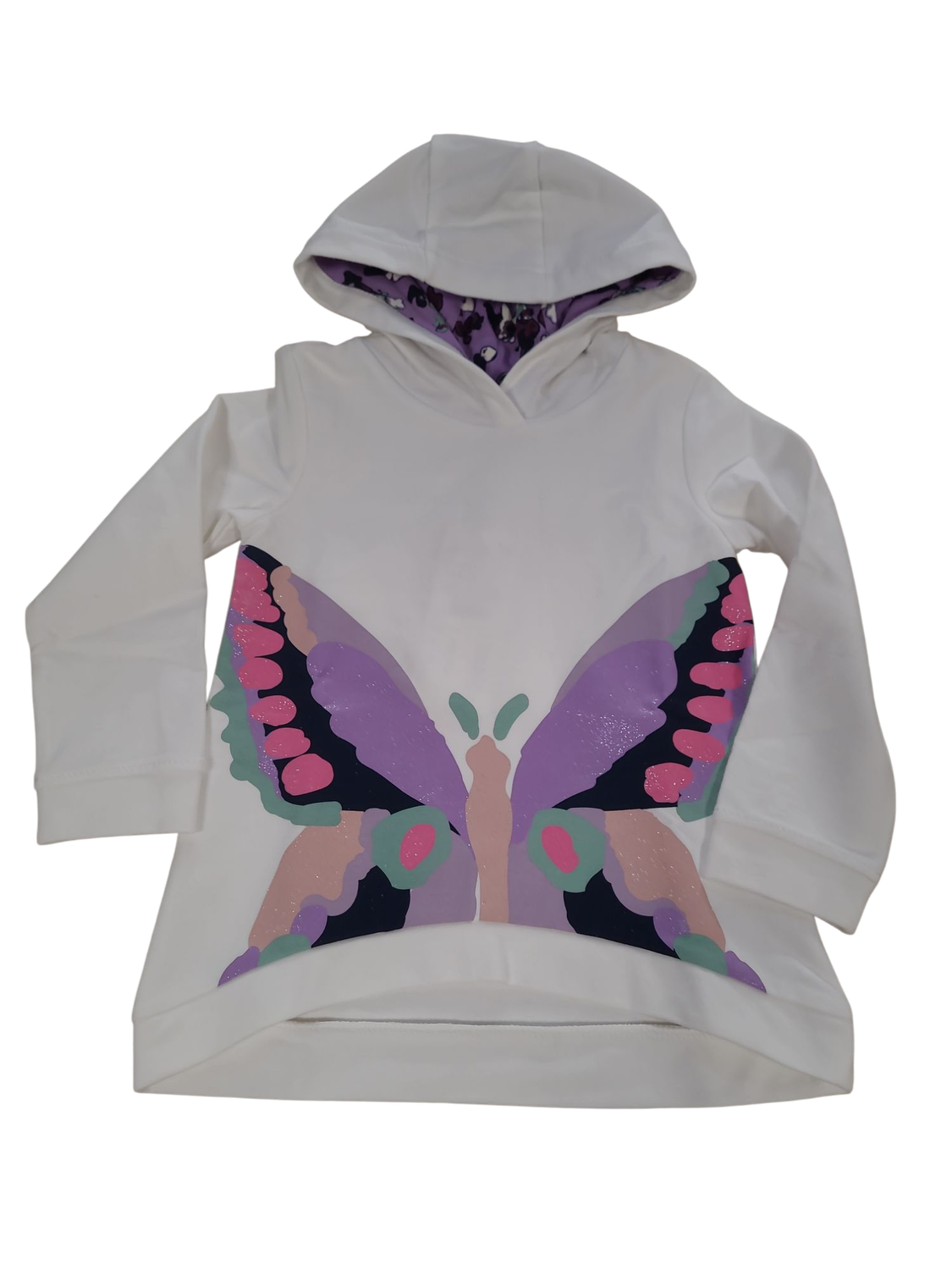 Sweater/Kap &quot;Vlinder&quot; S-Oliver Wit