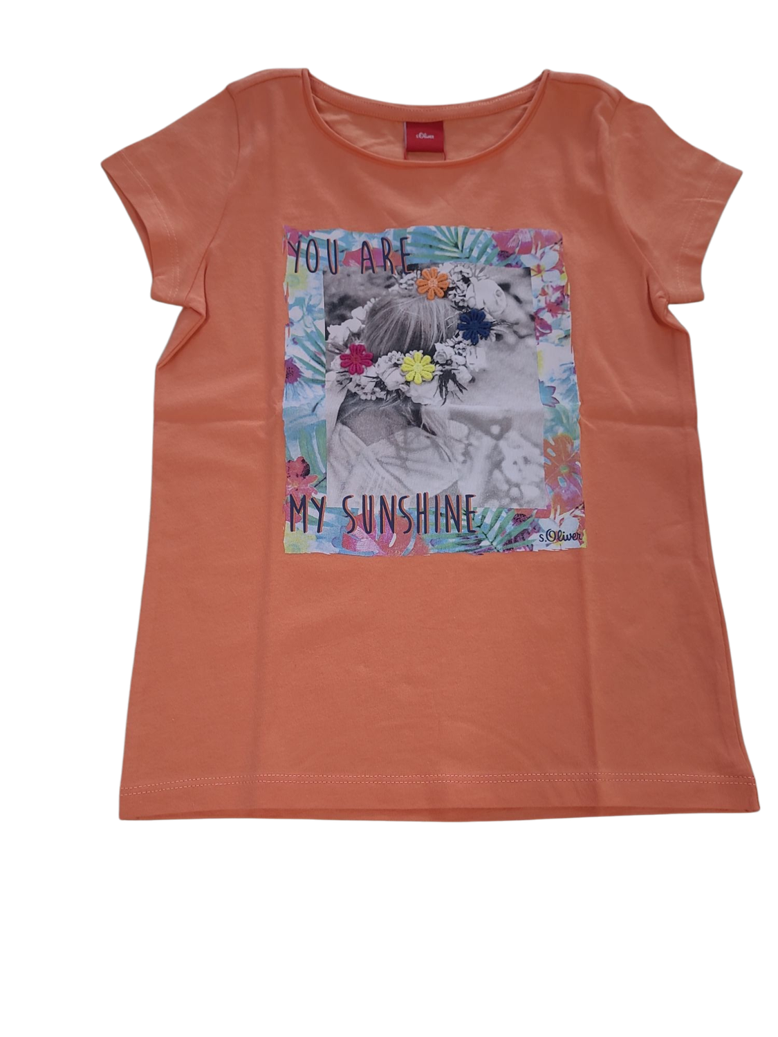 T-shirt &quot;You Are My Sunshine&quot; S-Oliver Oranje