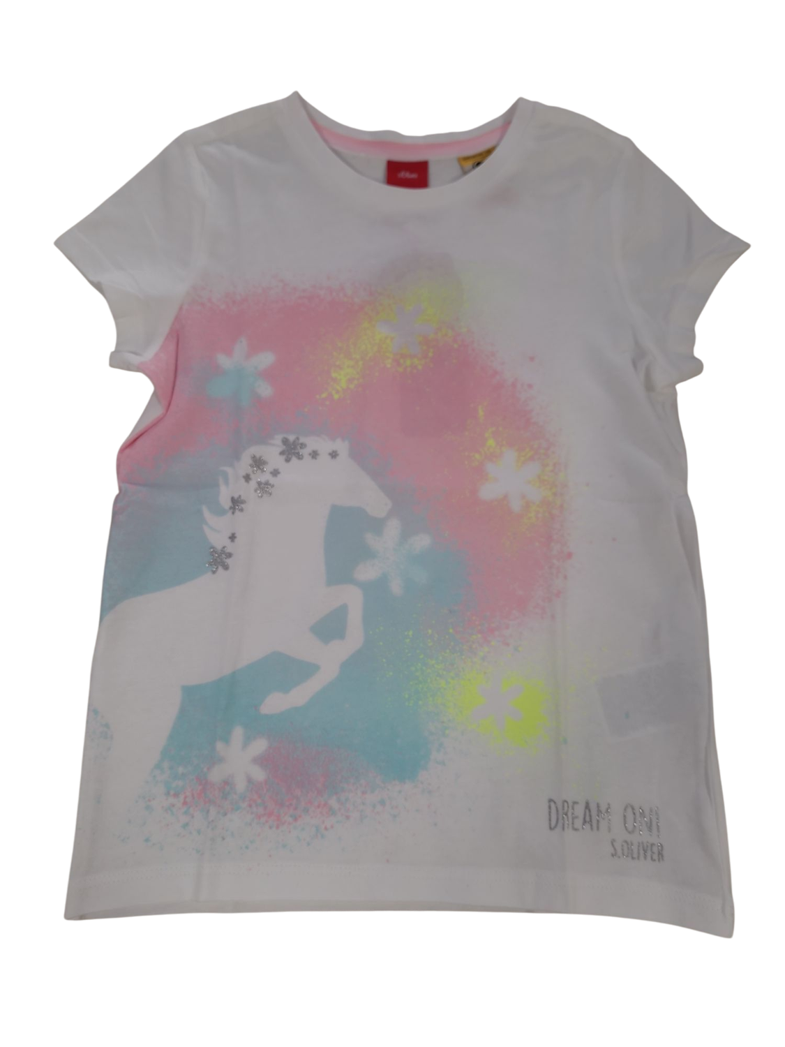 T-shirt &quot;Dream On&quot; S-Oliver Wit