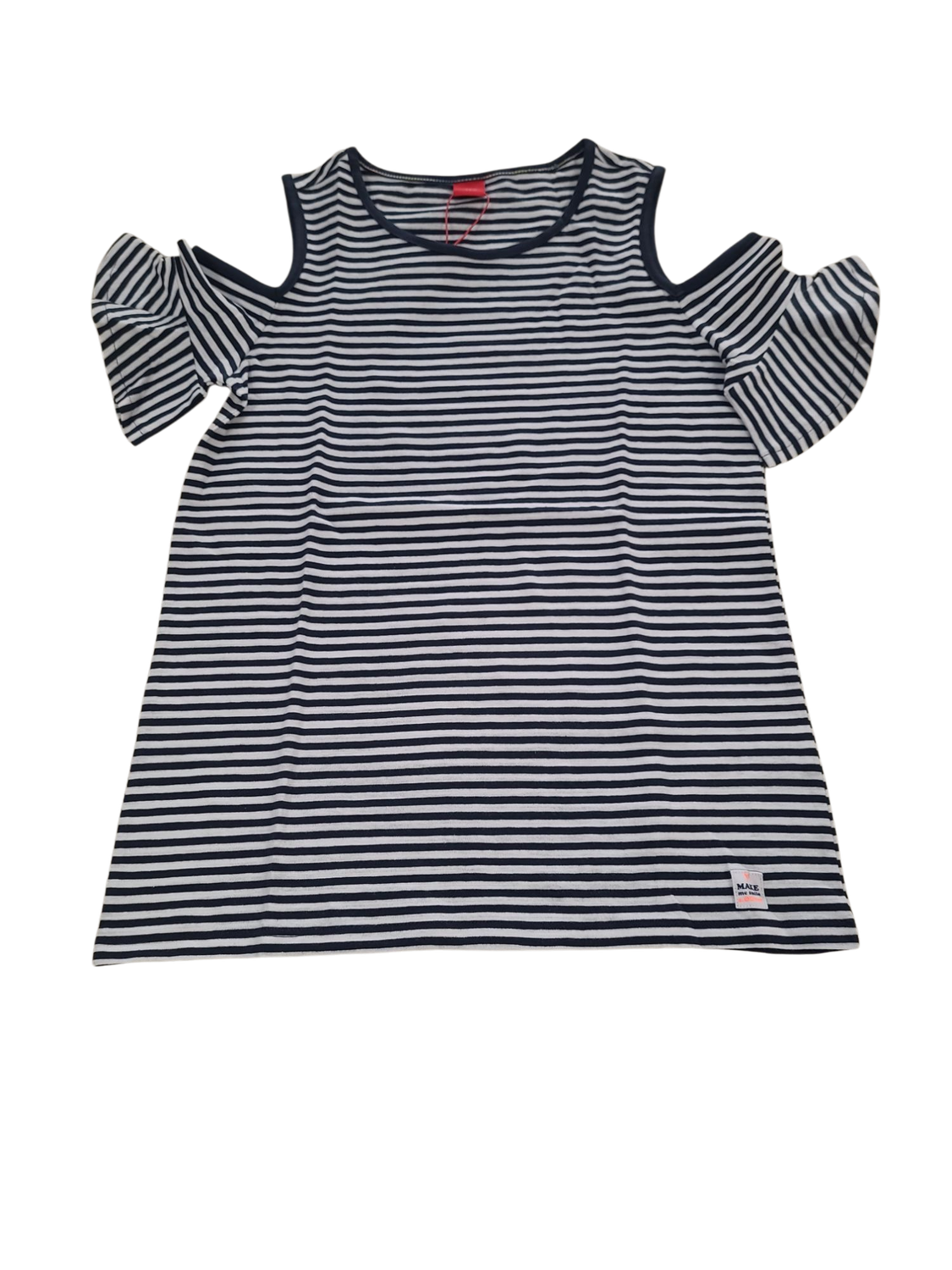 T-shirt S-Oliver Zwart/Wit Gestreept