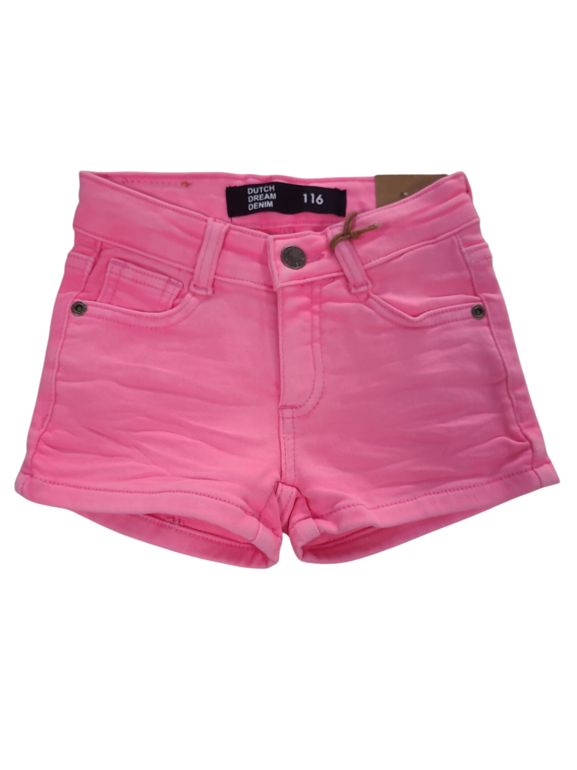 Short Dutch Dream Denim Fluo Roos