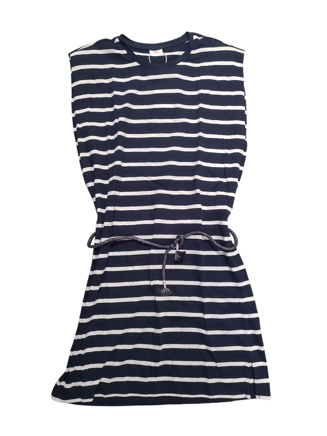 Kleed S-Oliver Marine/Wit Gestreept