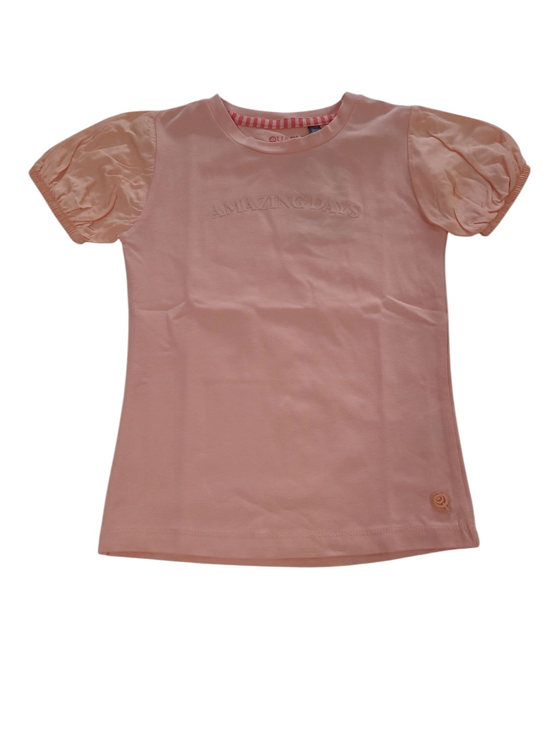 T-shirt &quot;Amazing Days&quot; Quapi Peach