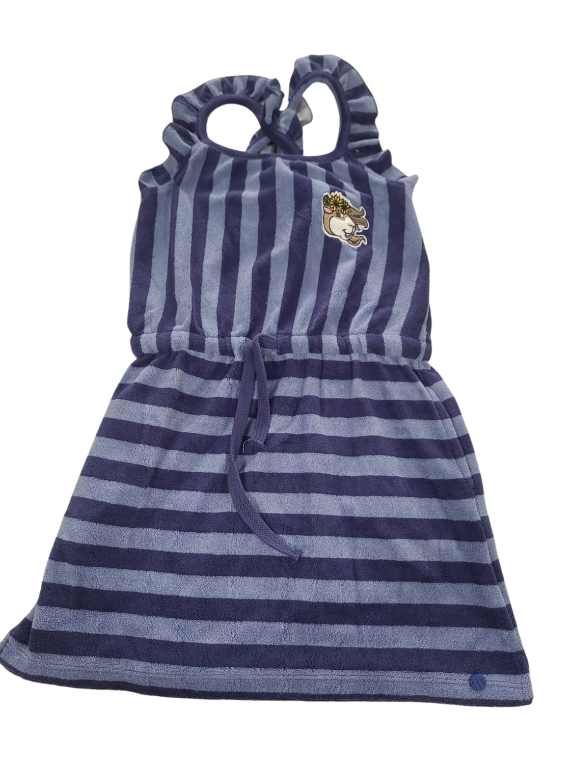Kleed Spons &quot;Cavia&quot; Woody Blauw Gestreept
