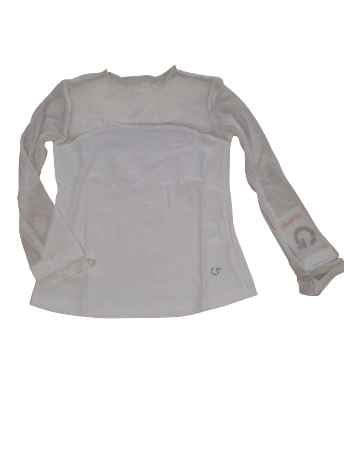 T-shirt L/M Voile Gymp Ecru