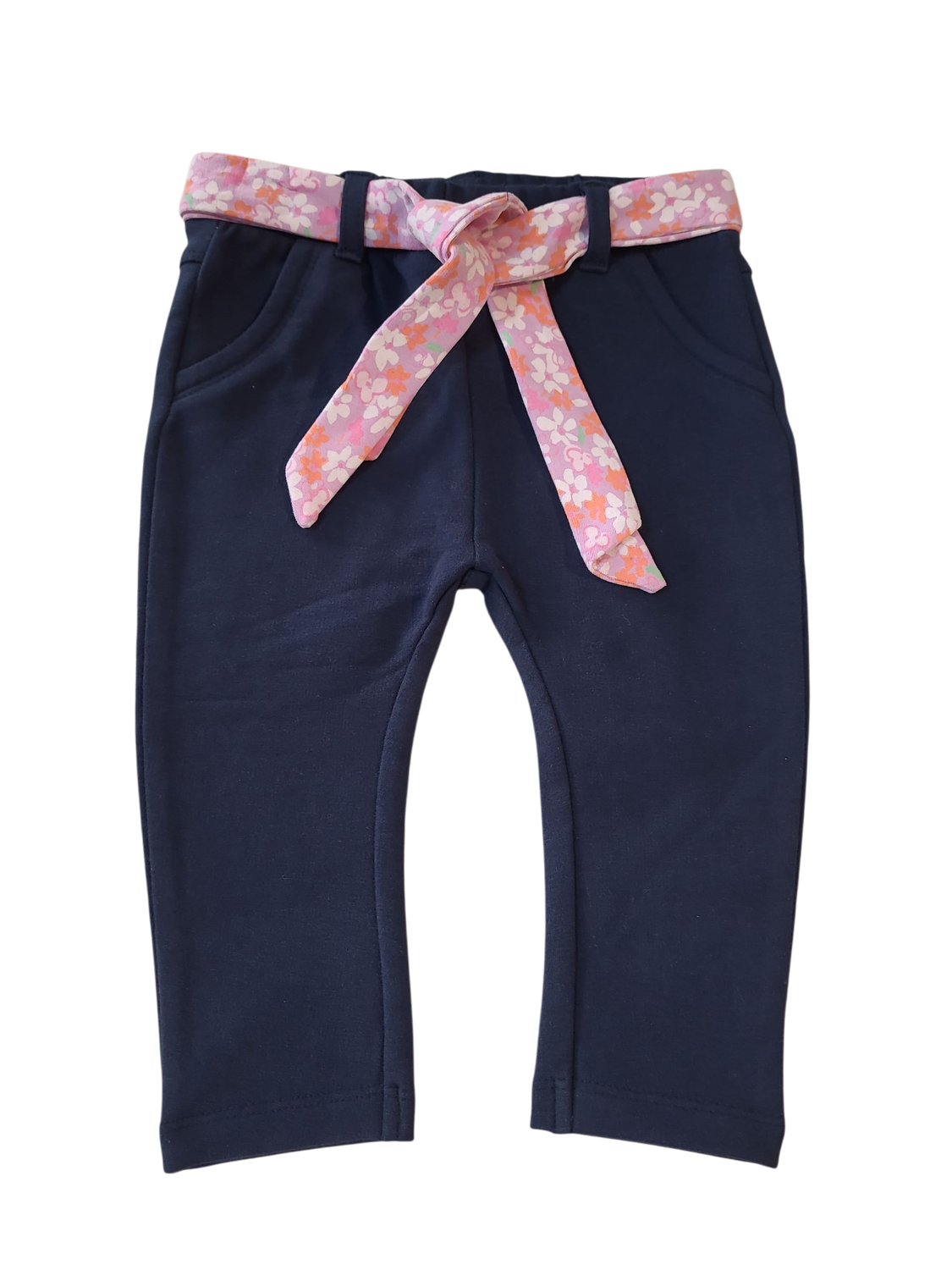 Broek Bloemenceintuur S-Oliver Donkerblauw