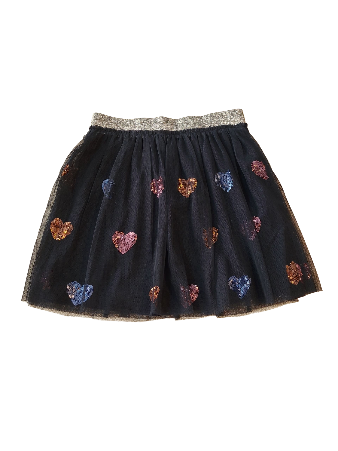 Rok Voile &quot;Hartjes&quot; S-Oliver Donkerblauw