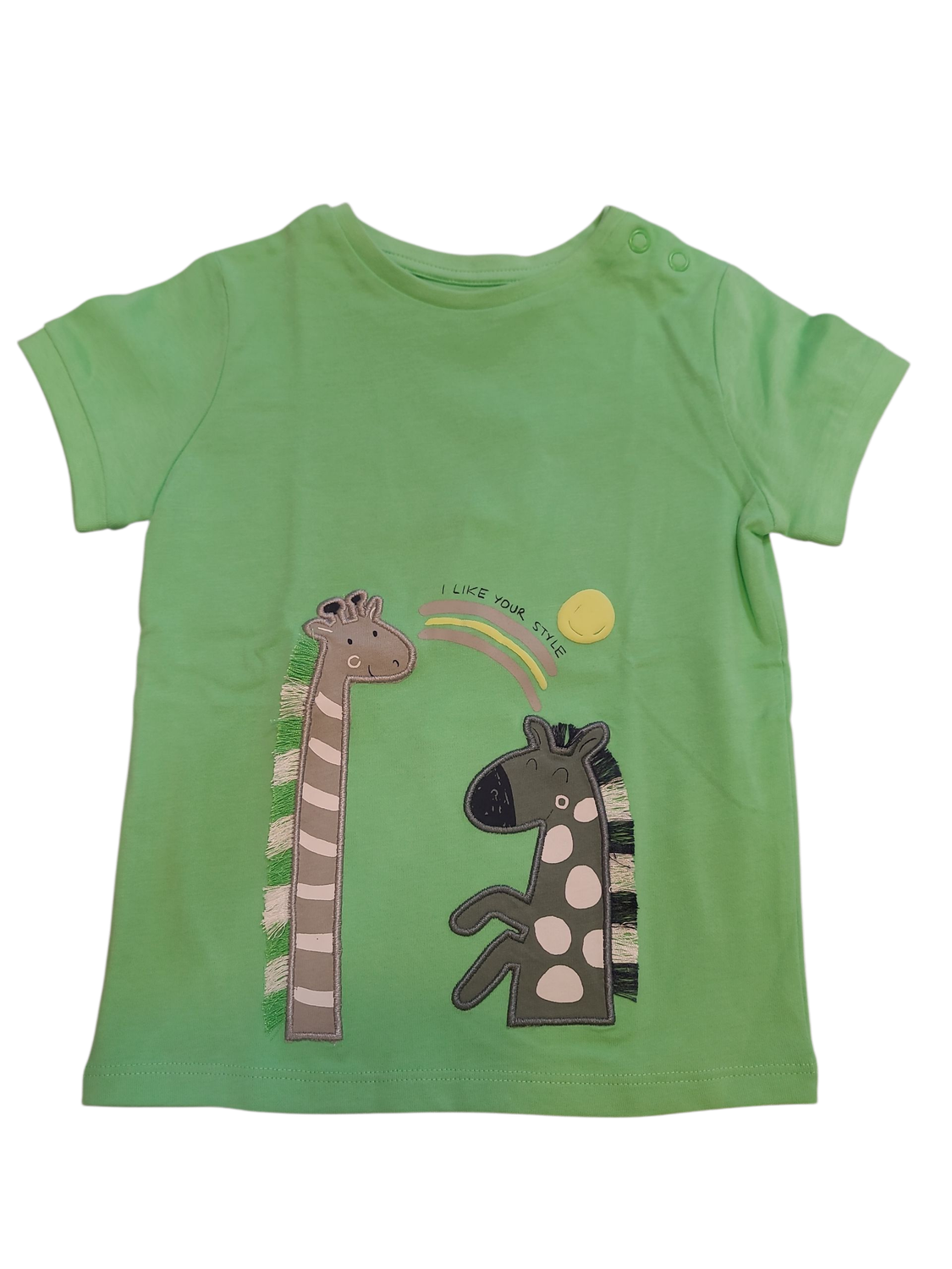T-shirt &quot;I Like Your Style&quot; S-Oliver Groen