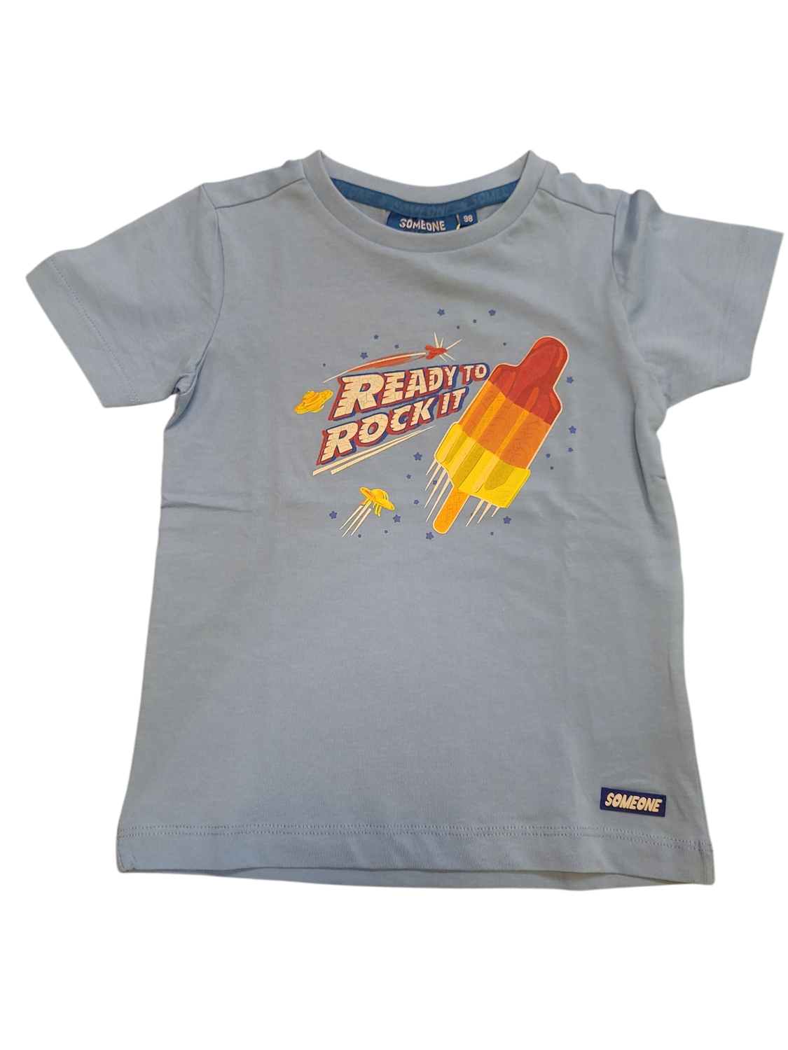 T-shirt &quot;Ready To Rock It&quot; Someone Blue