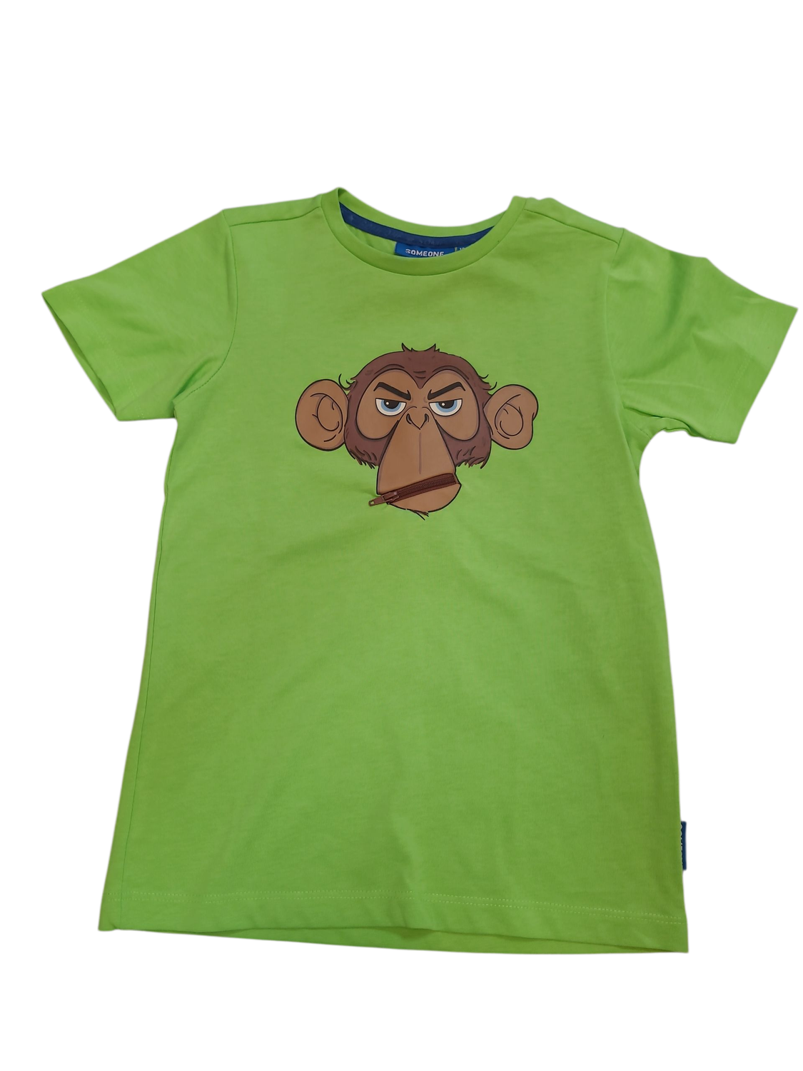 T-shirt &quot;Monkey&quot; Someone Groen