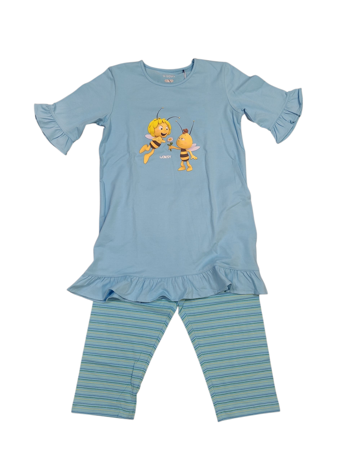 Meisjes Pyjama &quot;Maya De Bij&quot; Woody Blauw