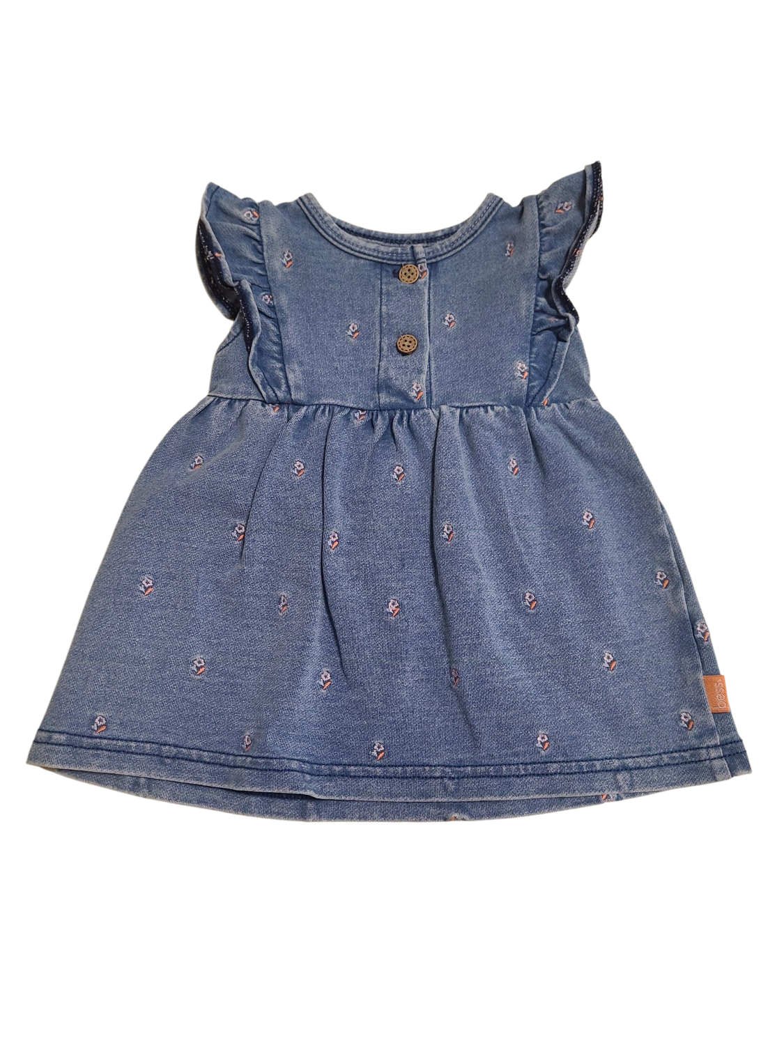 Kleed &quot;Bloemetjes&quot; Bess Denim