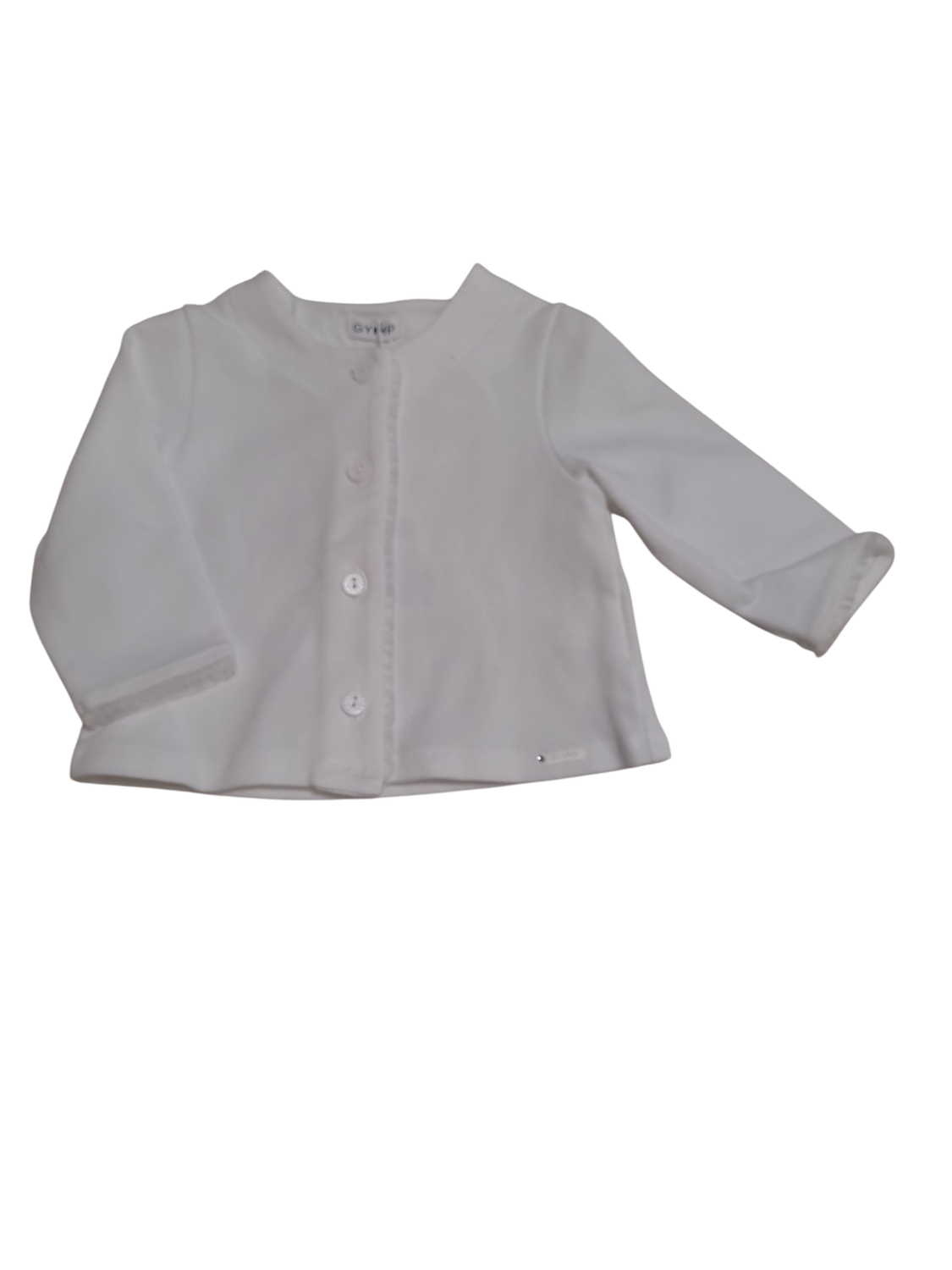 Gilet Kantje Gymp Wit