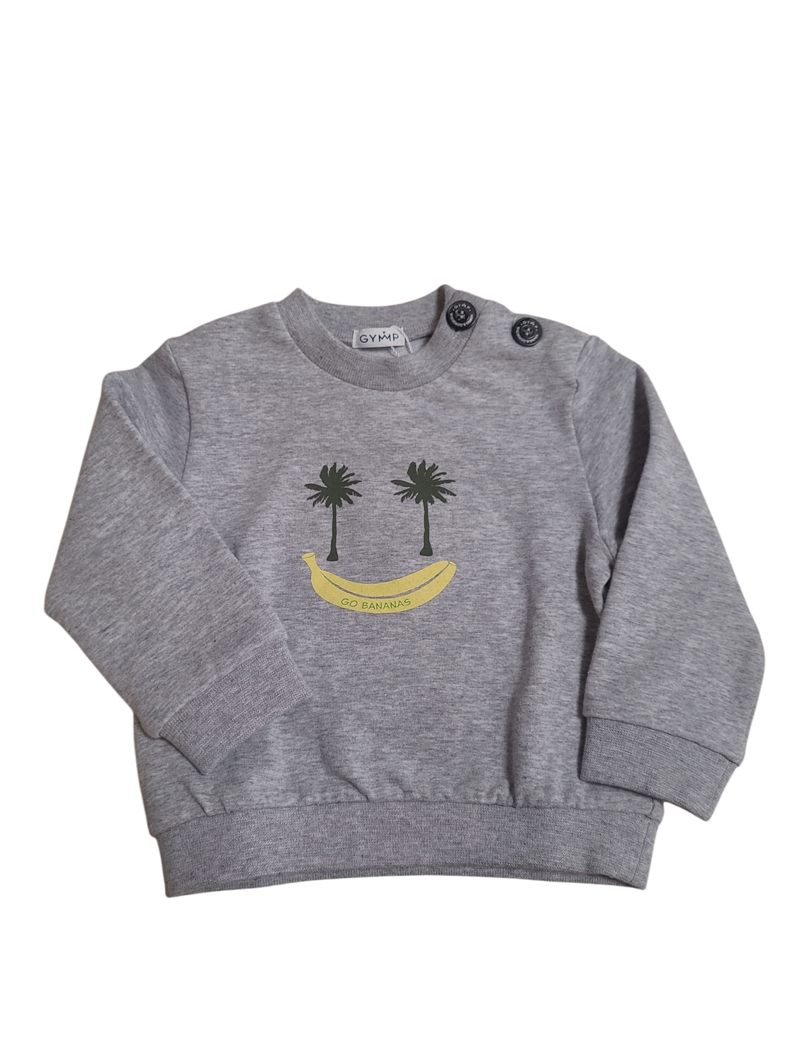 Sweater &quot;Go Bananas&quot; Gymp Grijs
