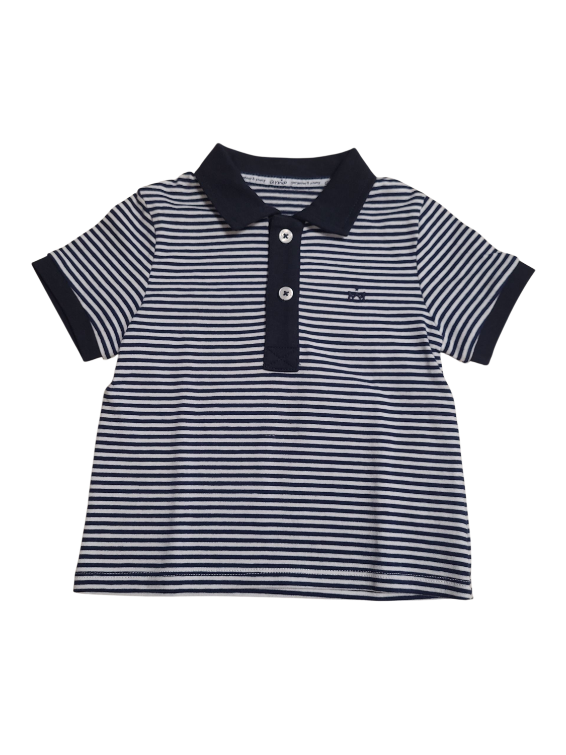 Polo Gymp Marine/Wit Gestreept