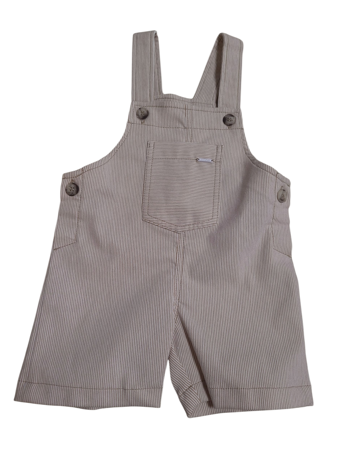 Salopet/Short Gymp Beige Gestreept