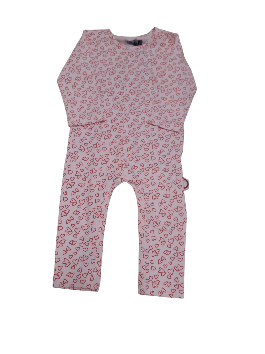 Meisjes Baby Pyjama &quot;Hartjes&quot; Zero 2 Three Roos