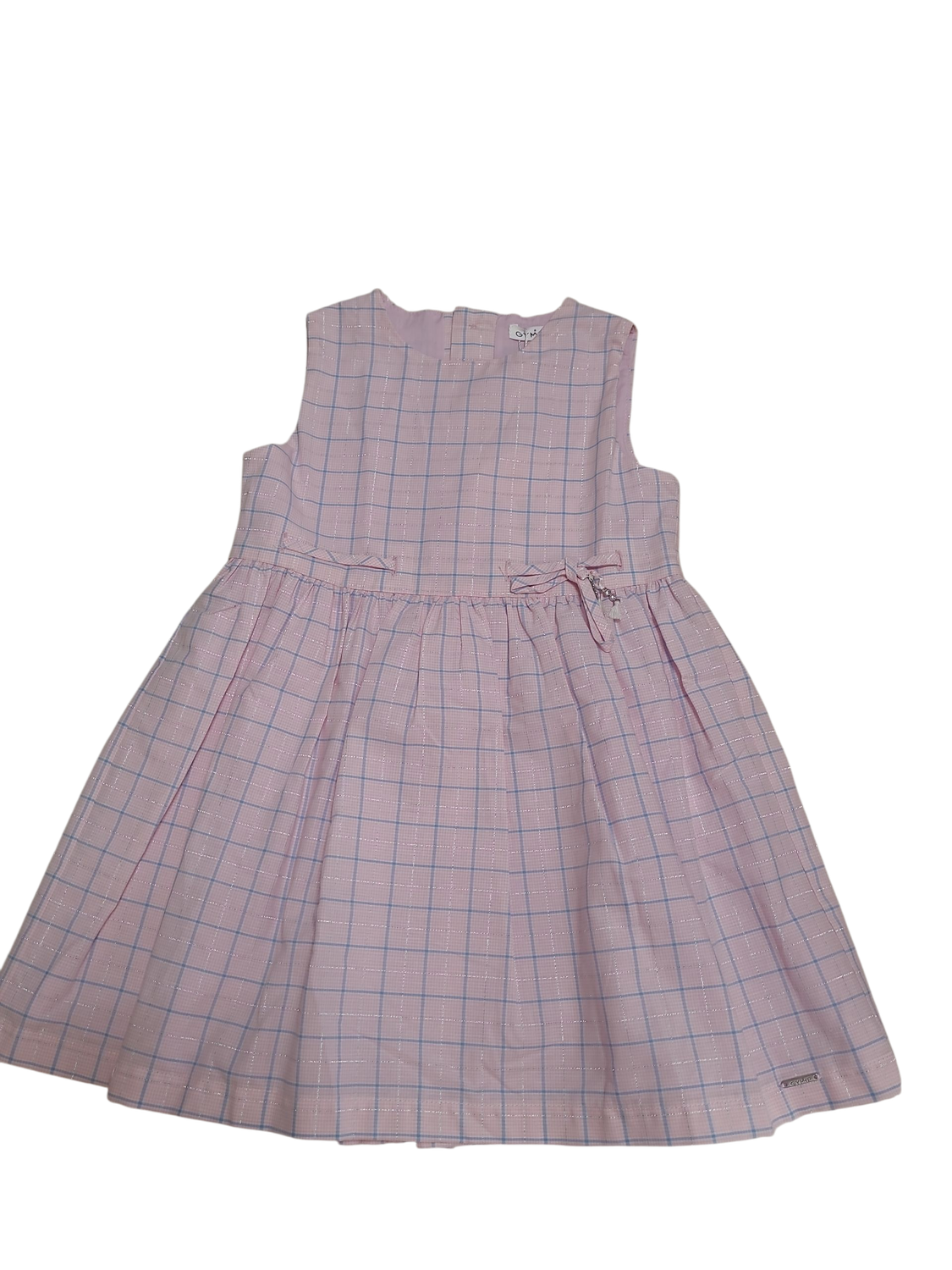 Kleed Gymp Roos/Blauw Geruit