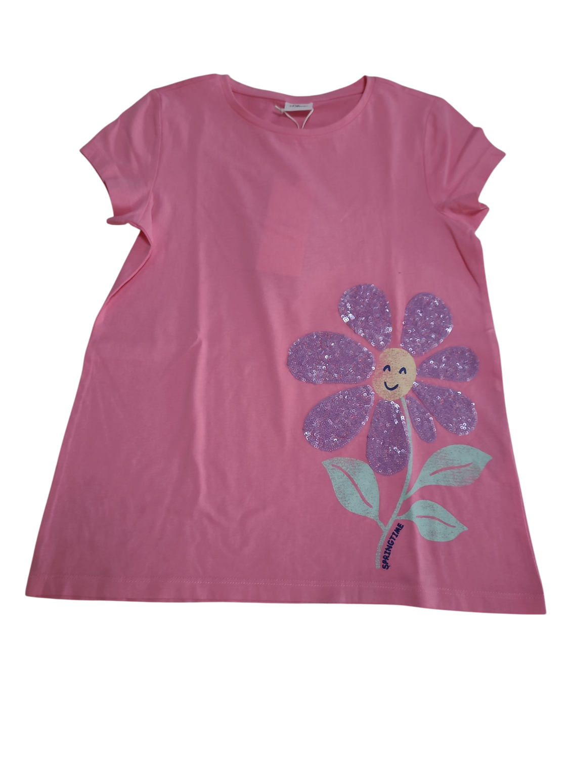 T-shirt &quot;Bloem&quot; S-Oliver Roos