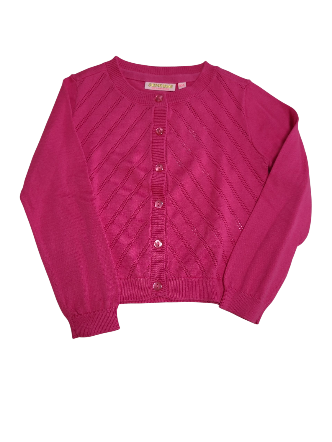 Gilet Tricot Someone Dark Pink