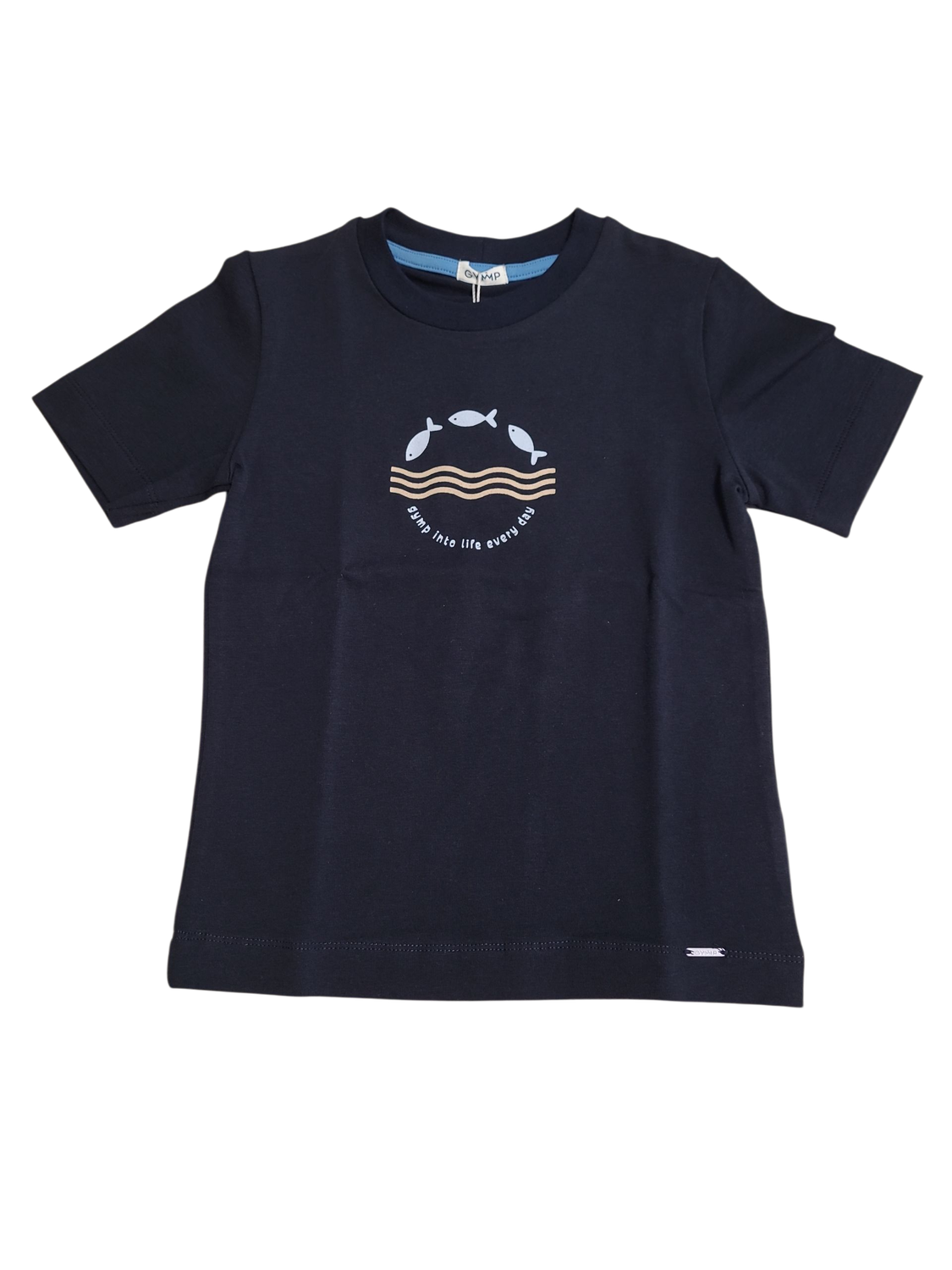 T-shirt &quot;Into Life Every Day&quot; Gymp Marine