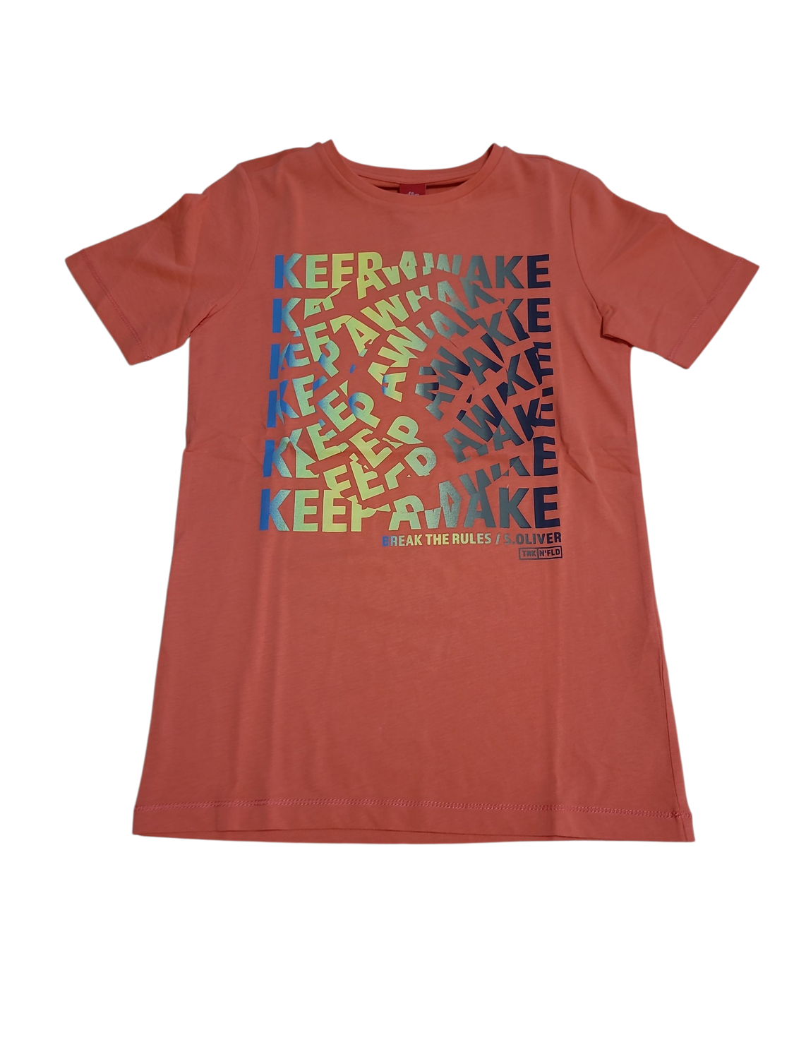 T-shirt &quot;Keep Awake&quot; S-Oliver Oranje